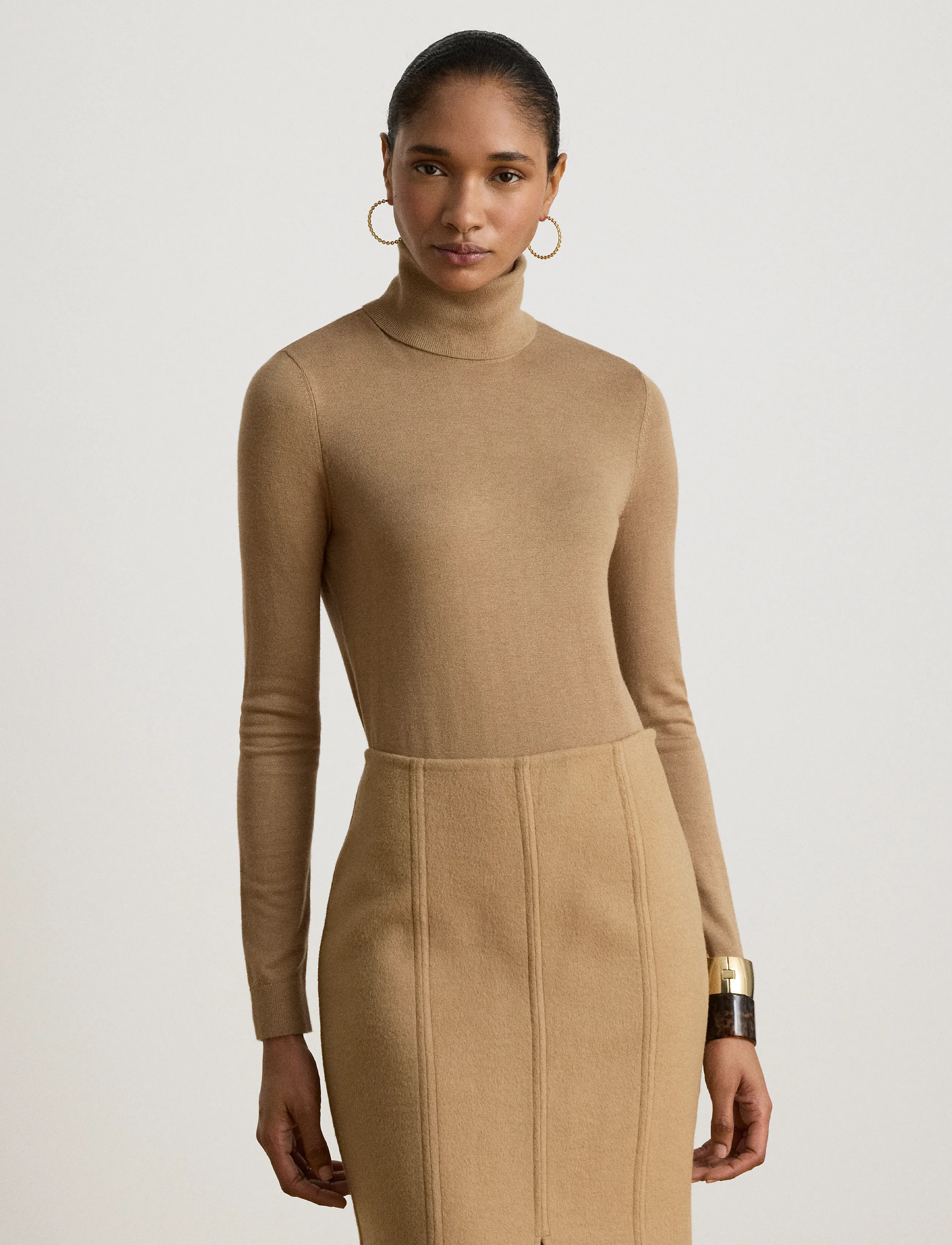 Lauren Ralph Lauren - Turtleneck Sweater - lauren camel - 5