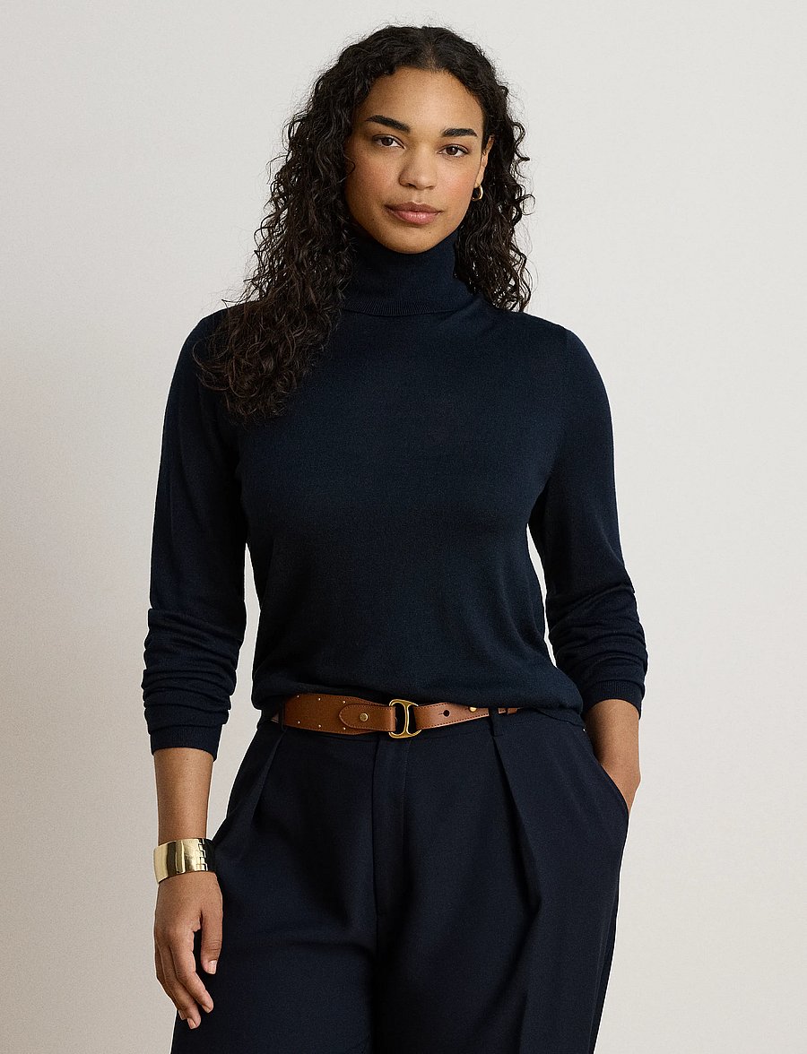 Lauren Ralph Lauren - Turtleneck Sweater - kõrge kaelusega kudumid - lauren navy - 1