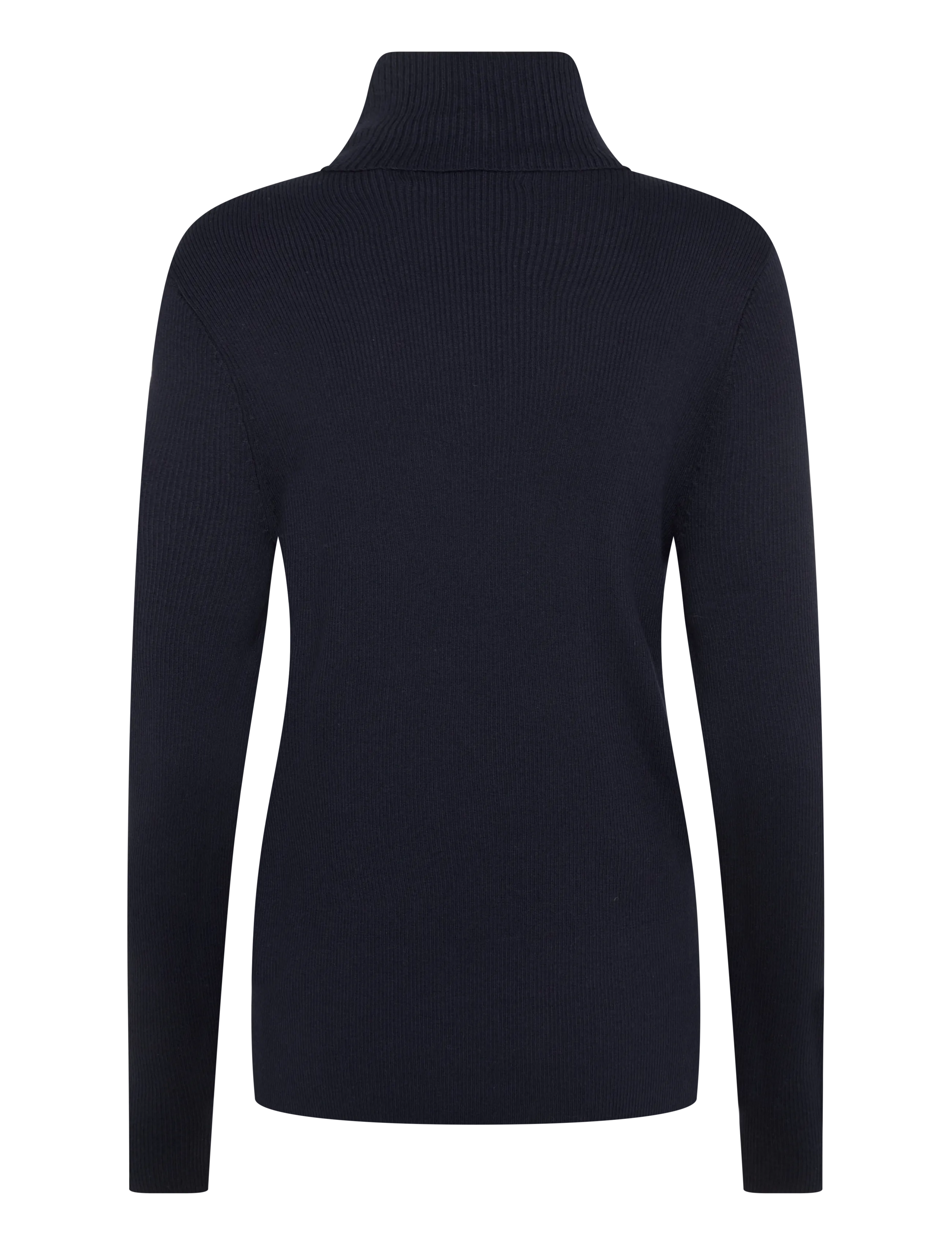 Lauren Ralph Lauren - Cotton-Blend Ribbed Turtleneck - kõrge kaelusega kudumid - lauren navy - 2