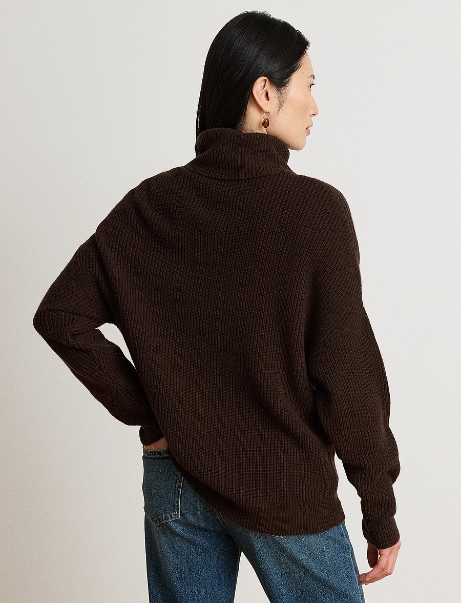 Lauren Ralph Lauren - WOOL CASHMERE-SWEATER-PULLOVER - kashmir - circuit brown - 3