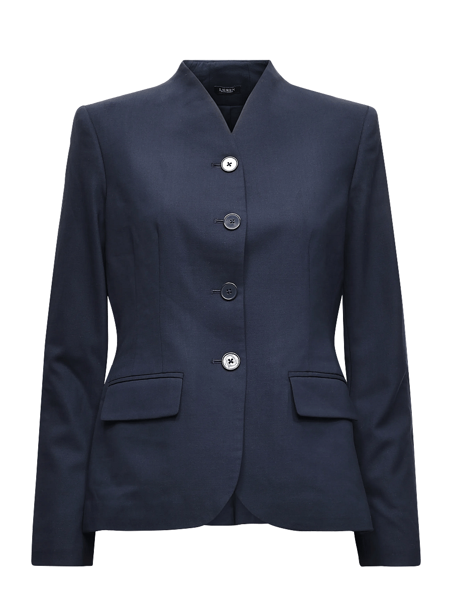 Lauren Ralph Lauren - ST LT WT WOOL CRP-WVN-BLAZER/SPORT - Üherealised pintsakud - lauren navy - 0