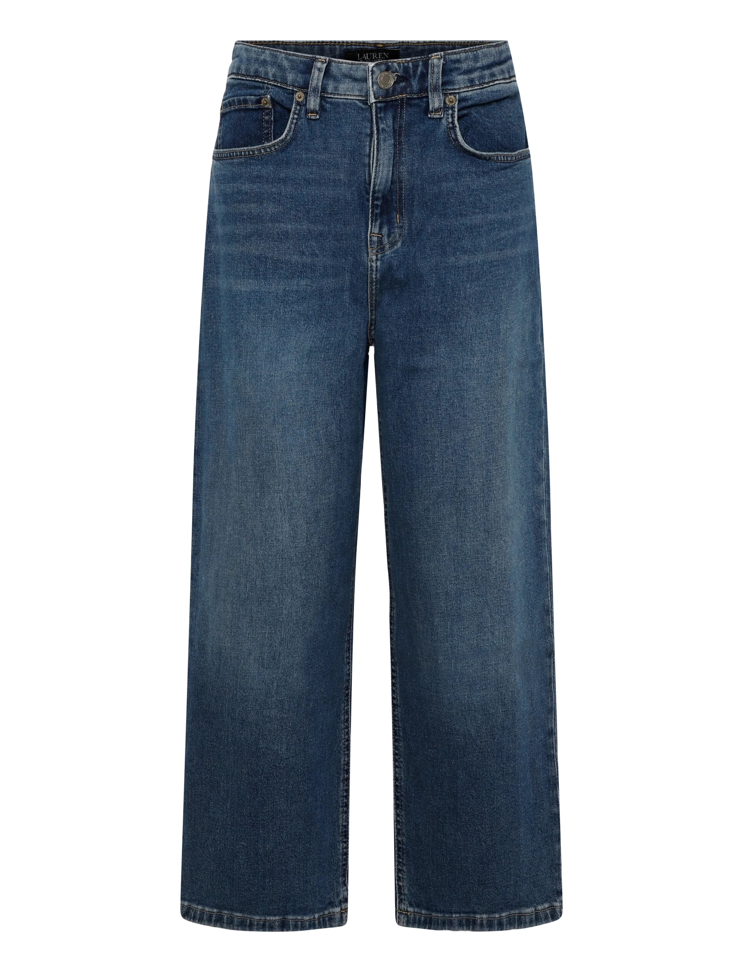 Lauren Ralph Lauren - High-Rise Relaxed Straight Jean - atlantic blue was - 1