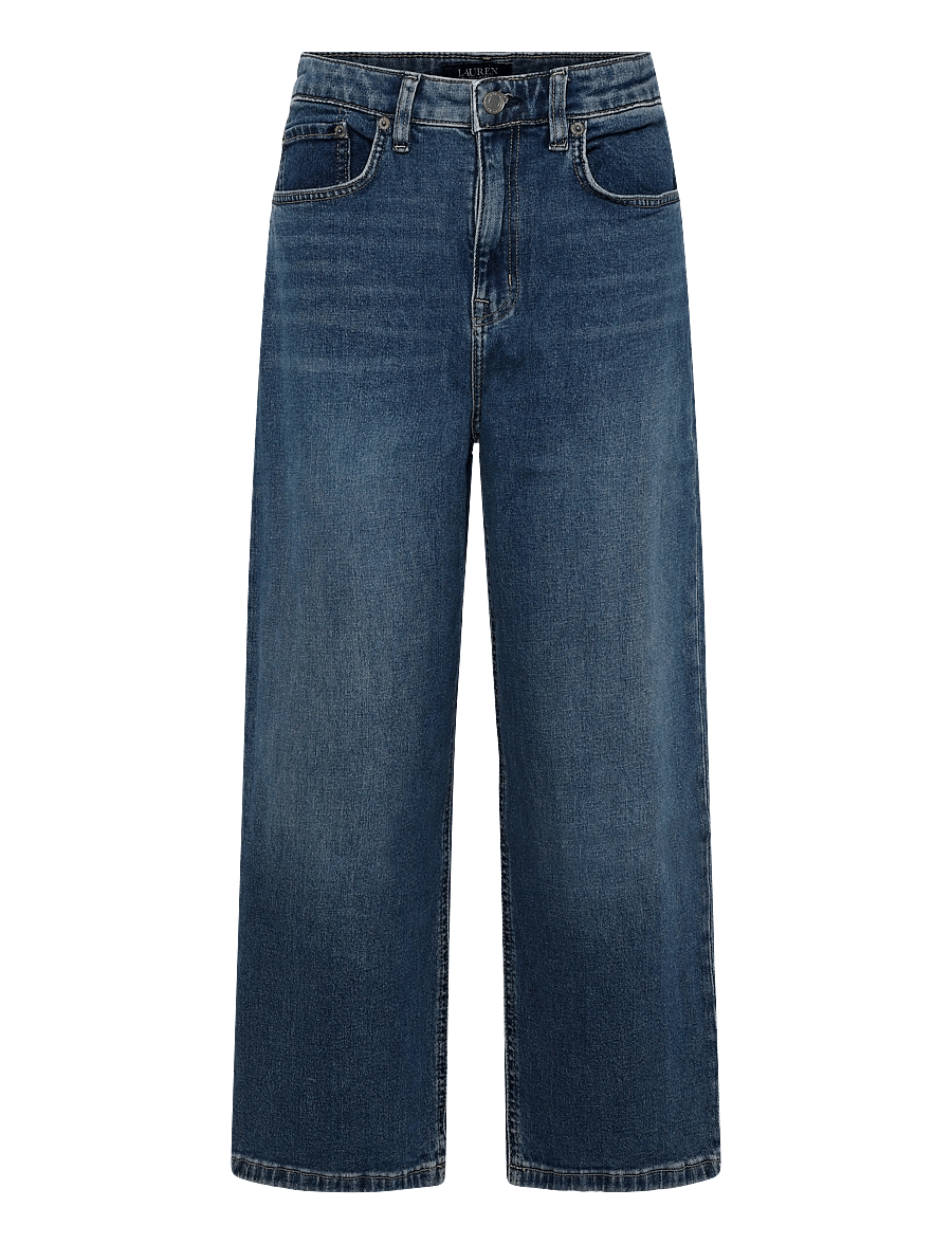 Lauren Ralph Lauren - High-Rise Relaxed Straight Jean - raka jeans - atlantic blue was - 1