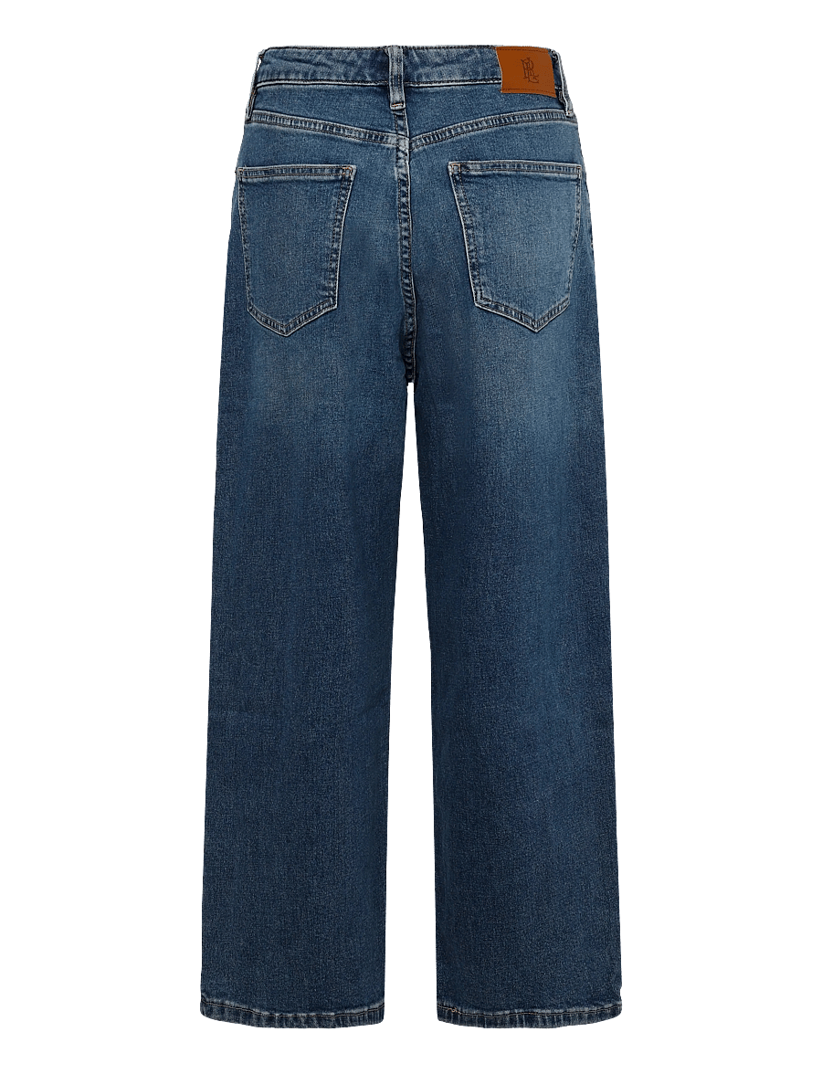 Lauren Ralph Lauren - High-Rise Relaxed Straight Jean - raka jeans - atlantic blue was - 2