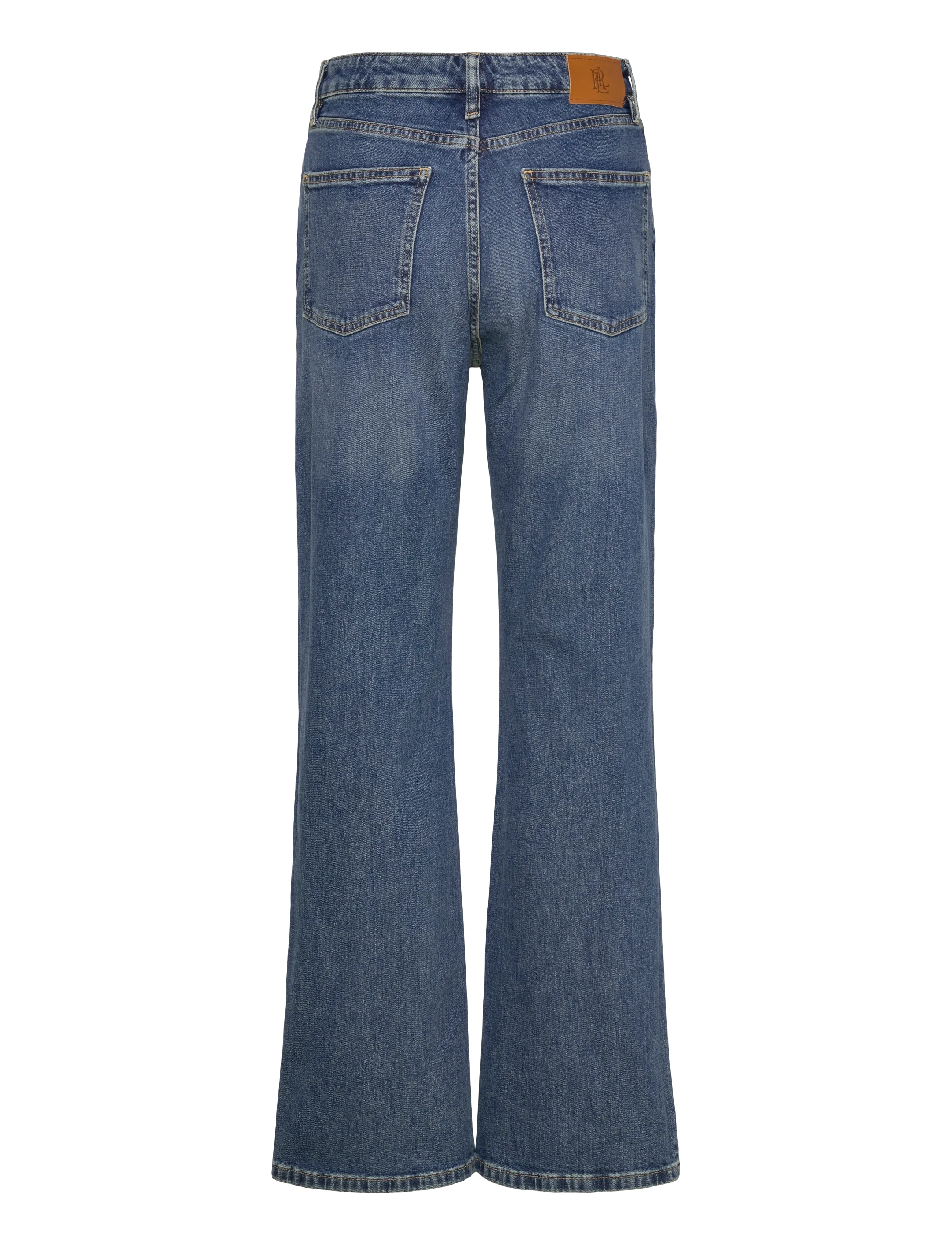 Lauren Ralph Lauren - High-Rise Straight Jean - flared jeans - atlantic blue was - 1