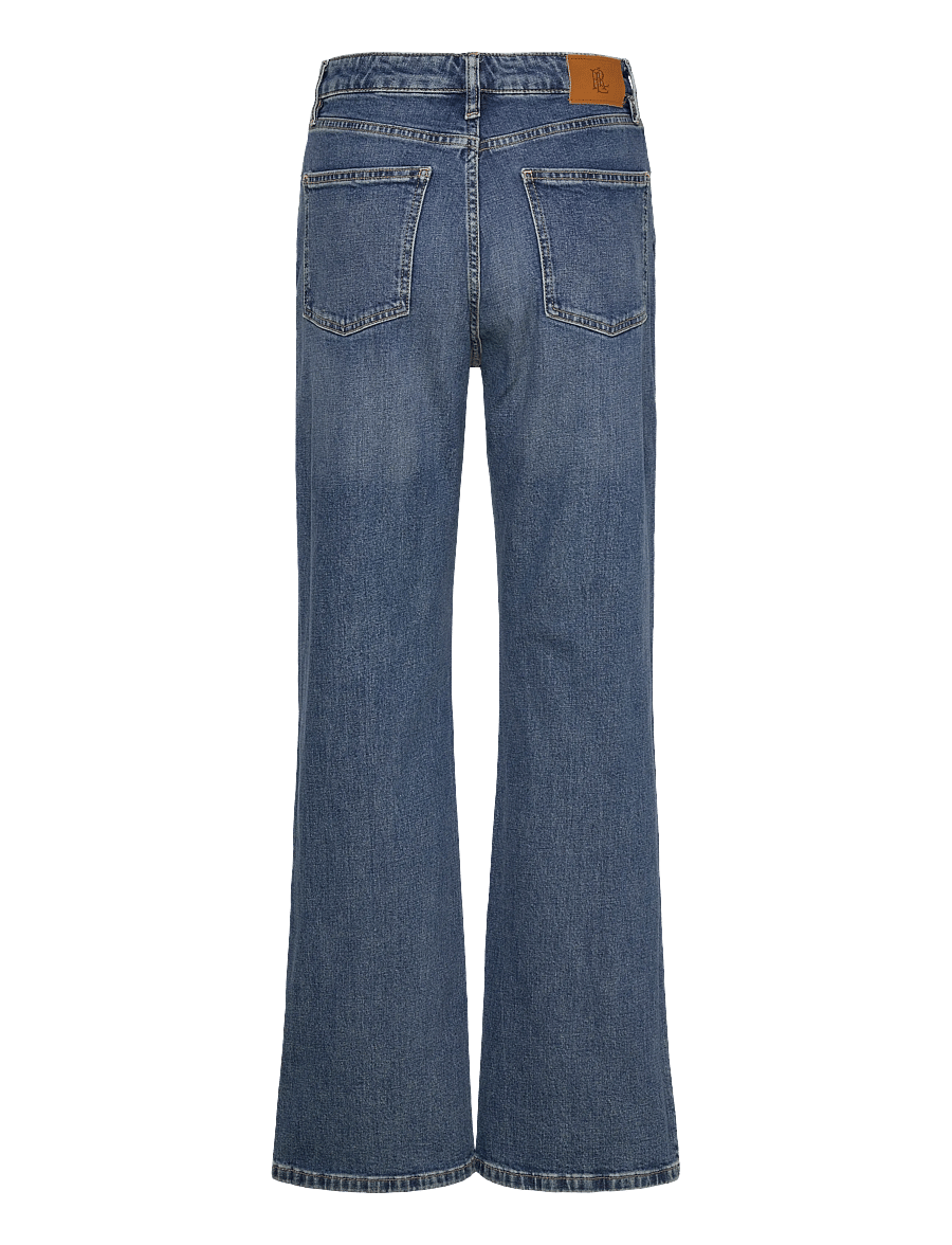 Lauren Ralph Lauren - High-Rise Straight Jean - flared jeans - atlantic blue was - 1