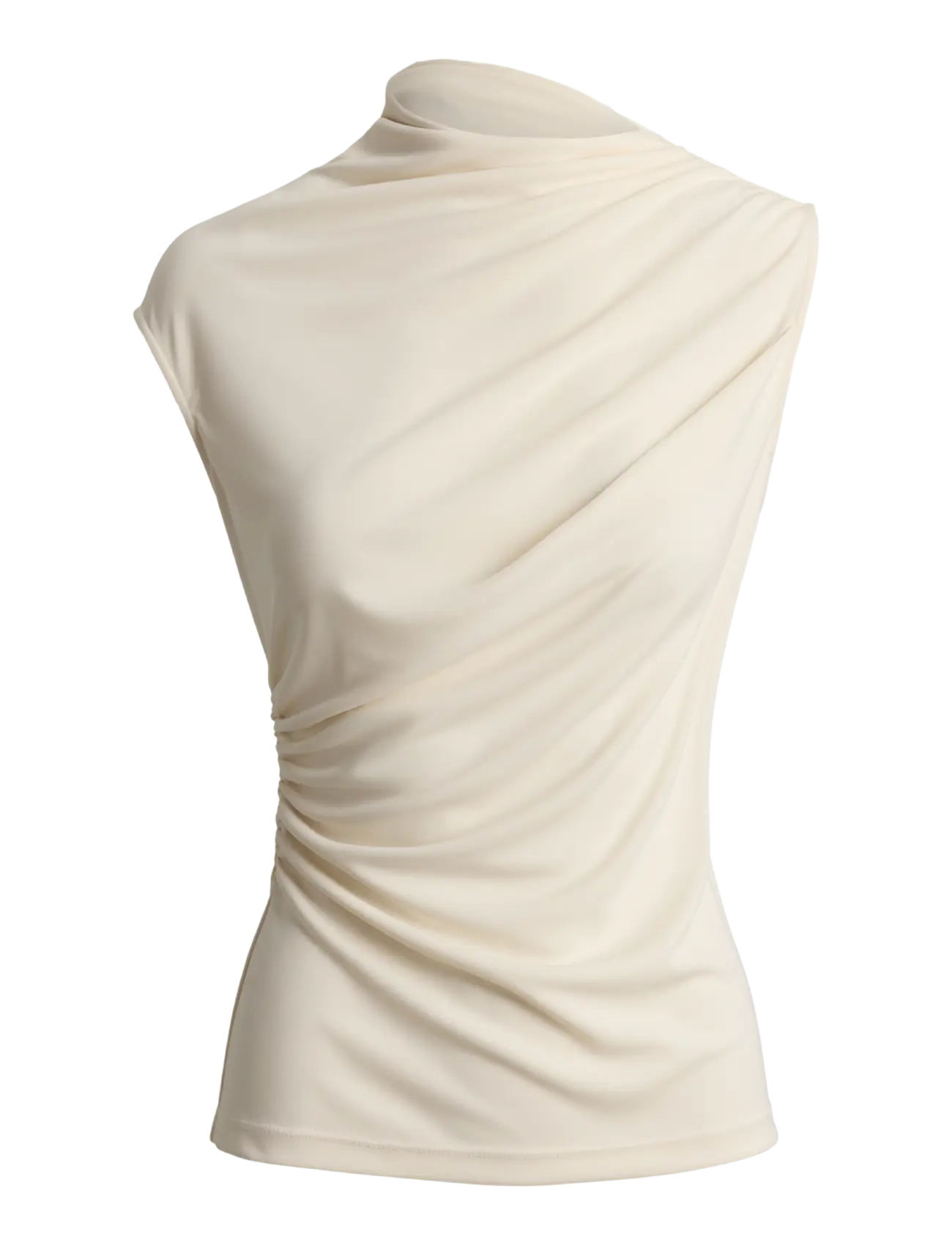 Lauren Ralph Lauren Shirred Stretch Jersey Mockneck Top - Kleidung - MASCARPONE CREAM / cream