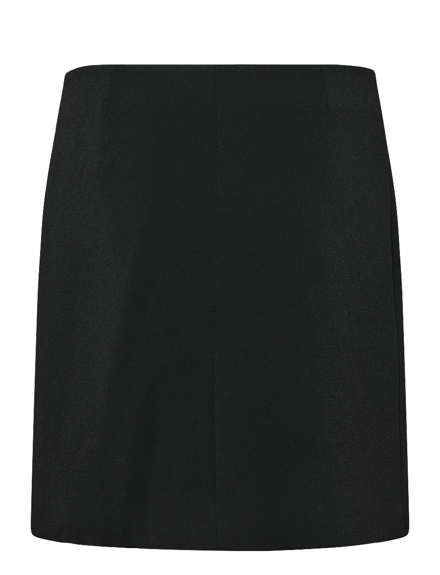 Lauren Ralph Lauren - Double-Breasted Sablé Wrap Miniskirt - svārki ar pārlikumu - black - 2