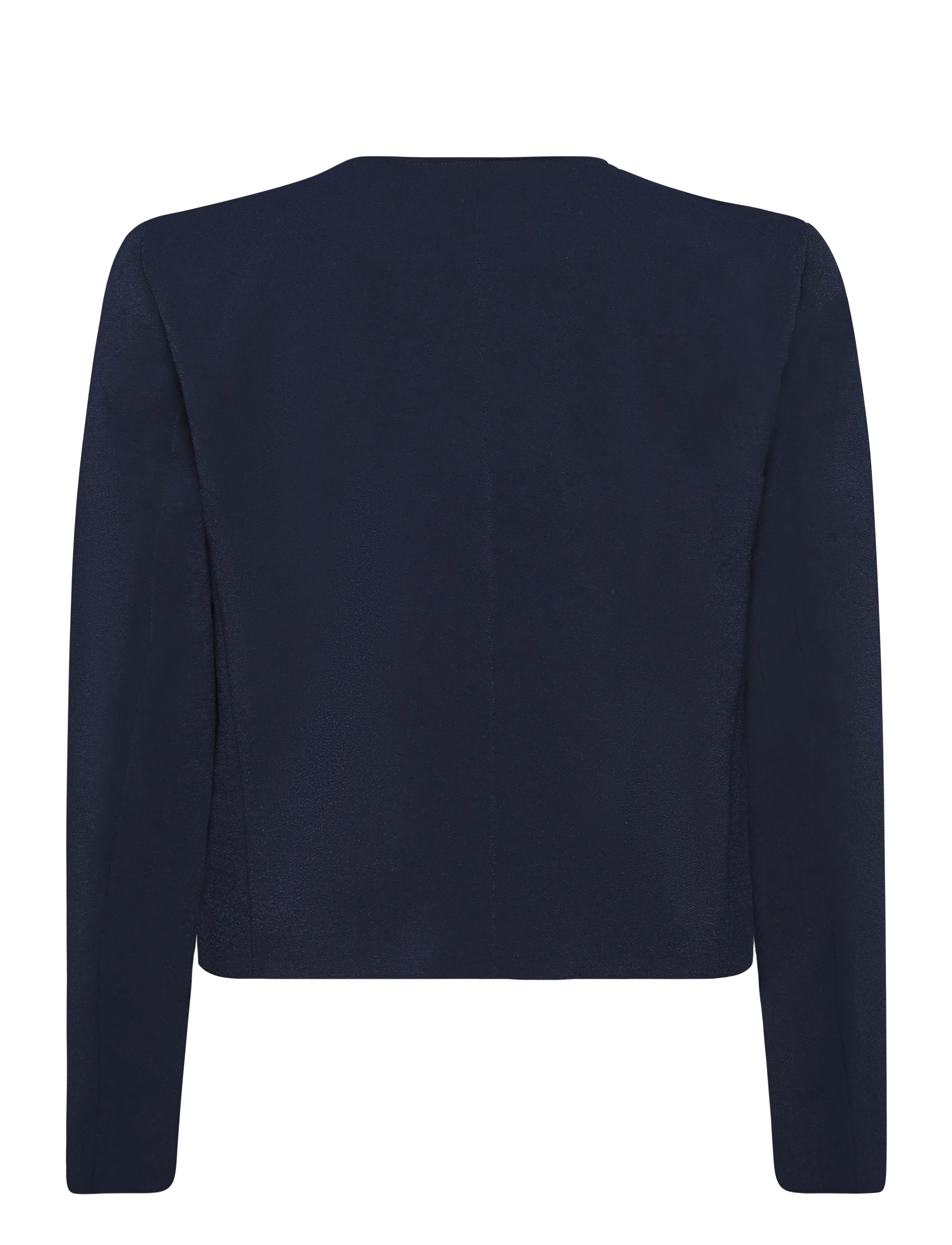 Lauren Ralph Lauren - Double-Breasted Sablé Crepe Jacket - blazers à double boutonnage - lauren navy - 2