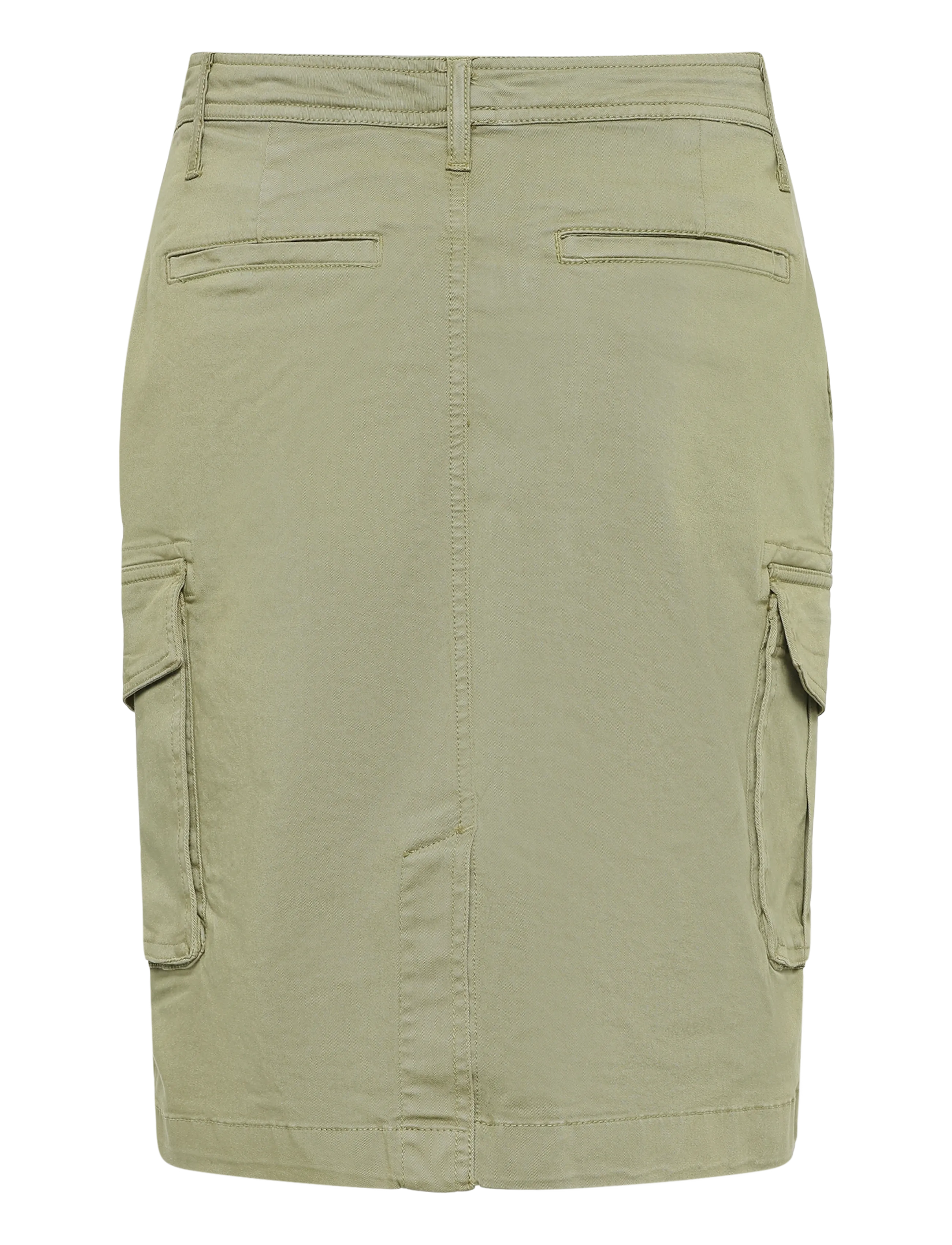 Lauren Ralph Lauren - Stretch Chino Cargo Pencil Skirt - midi nederdele - light agave - 2