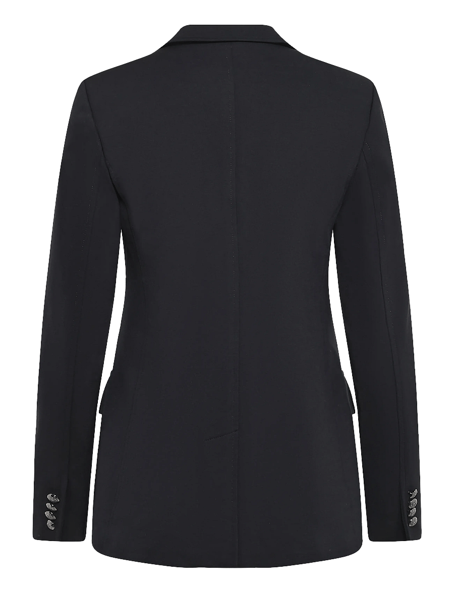 Lauren Ralph Lauren - Rhinestone-Bullion Stretch Ponte Blazer - einreihige blazer - black - 3