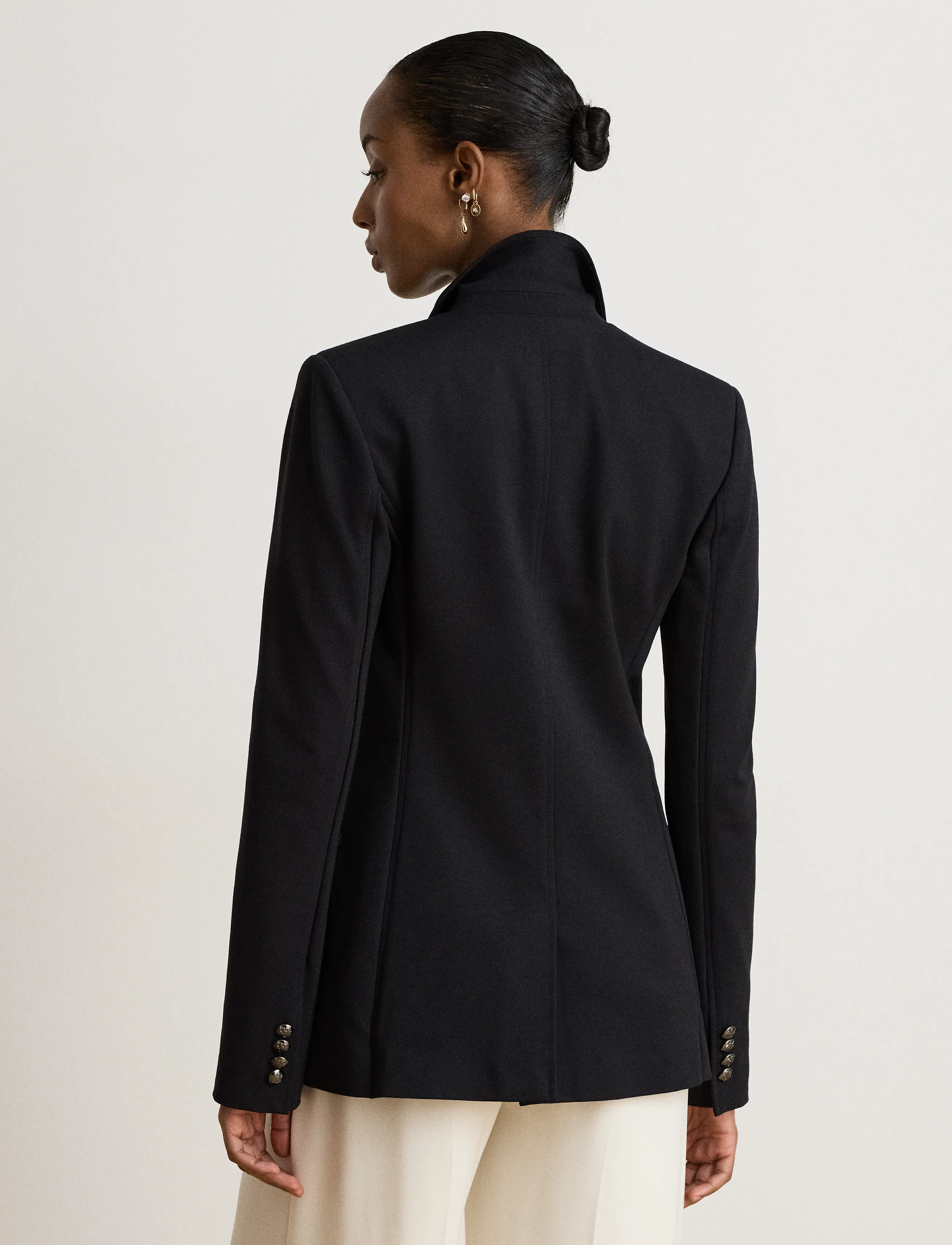 Lauren Ralph Lauren Rhinestone-Bullion Stretch Ponte Blazer dam – bild 2
