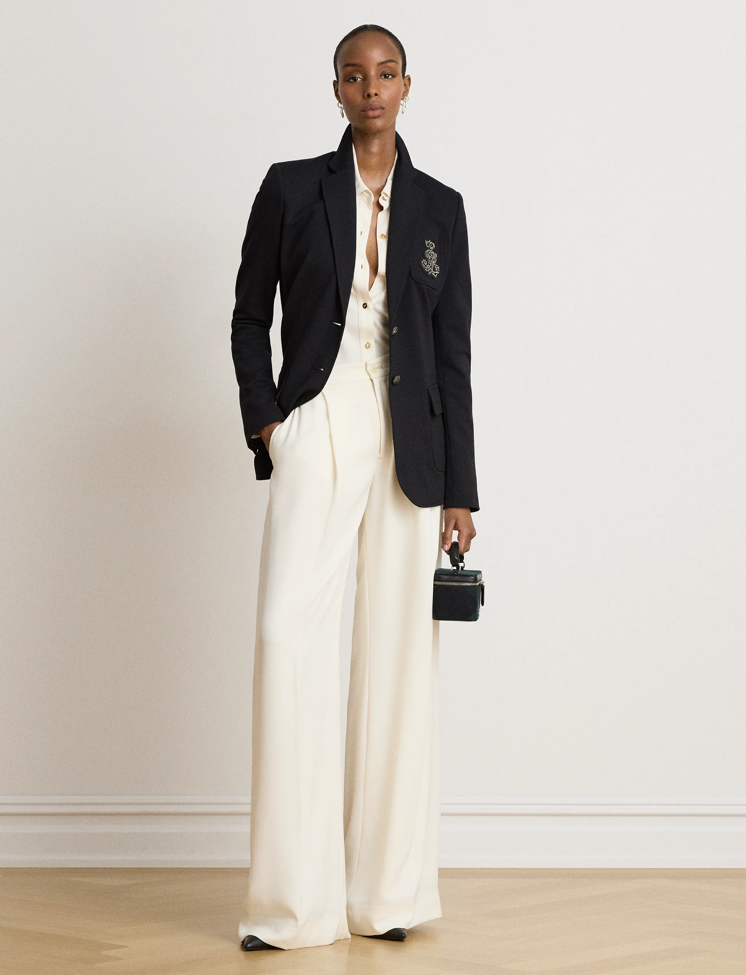 Lauren Ralph Lauren Rhinestone-Bullion Stretch Ponte Blazer dam – bild 4
