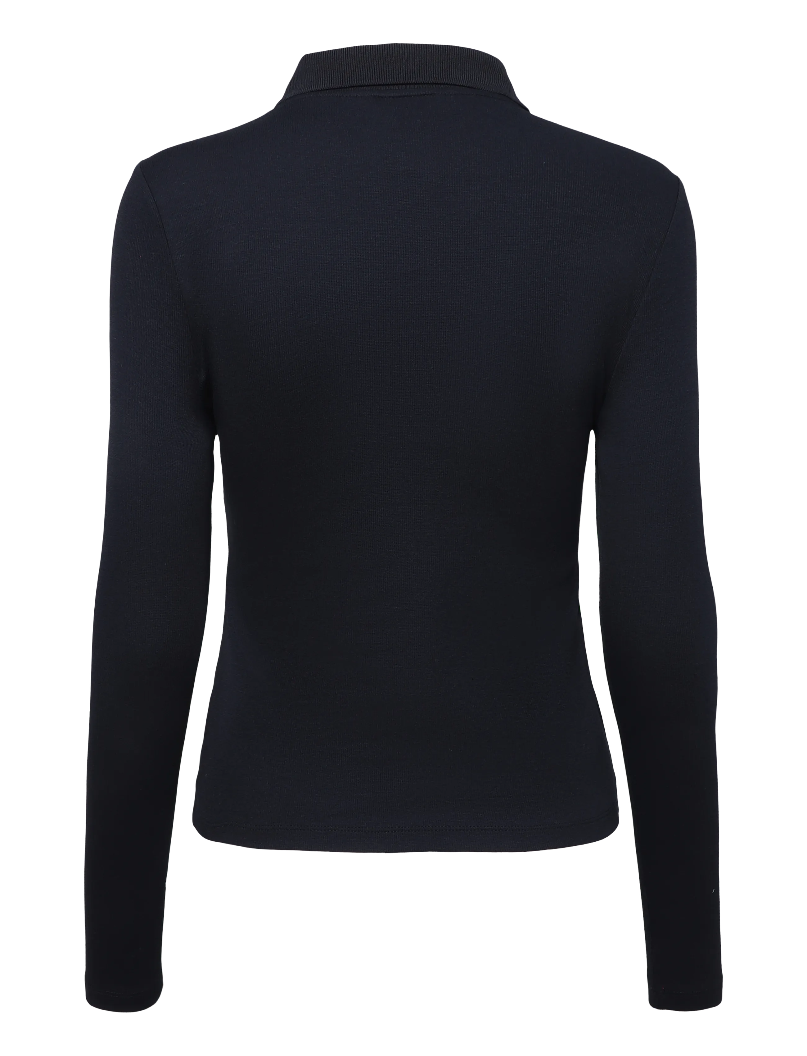 Lauren Ralph Lauren - Rib-Knit Long-Sleeve Polo Shirt - pikéer - lauren navy - 2