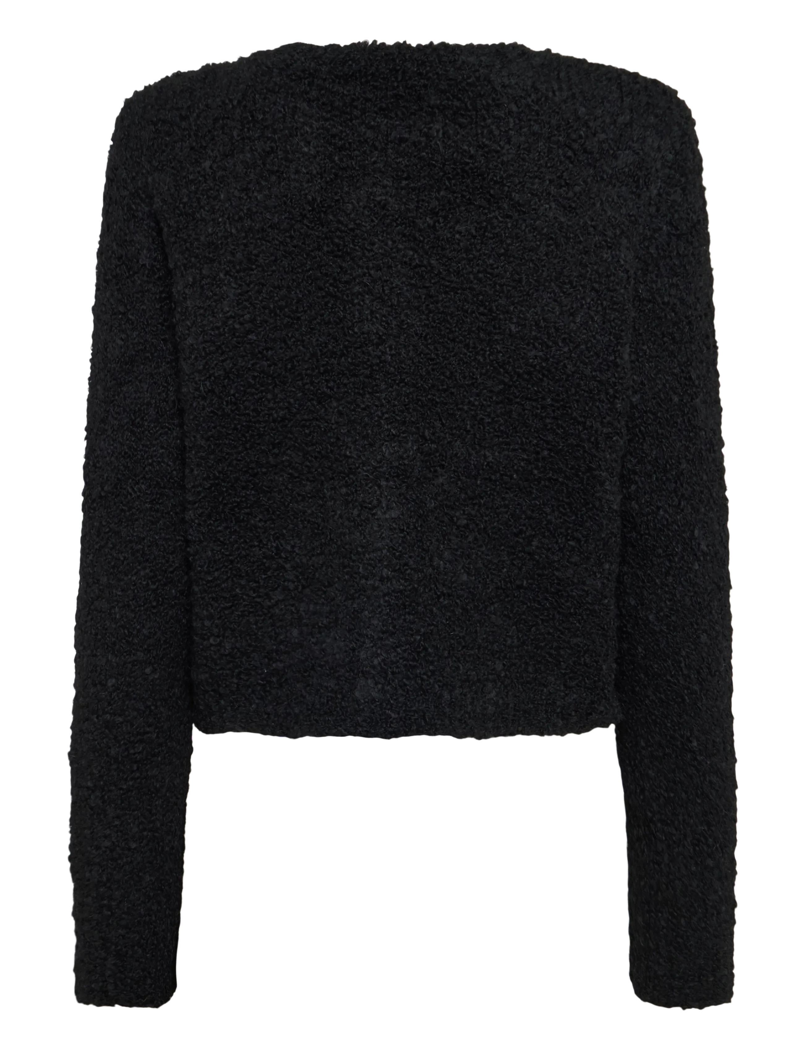 Lauren Ralph Lauren - Bouclé Crewneck Sweater Jacket - black - 2