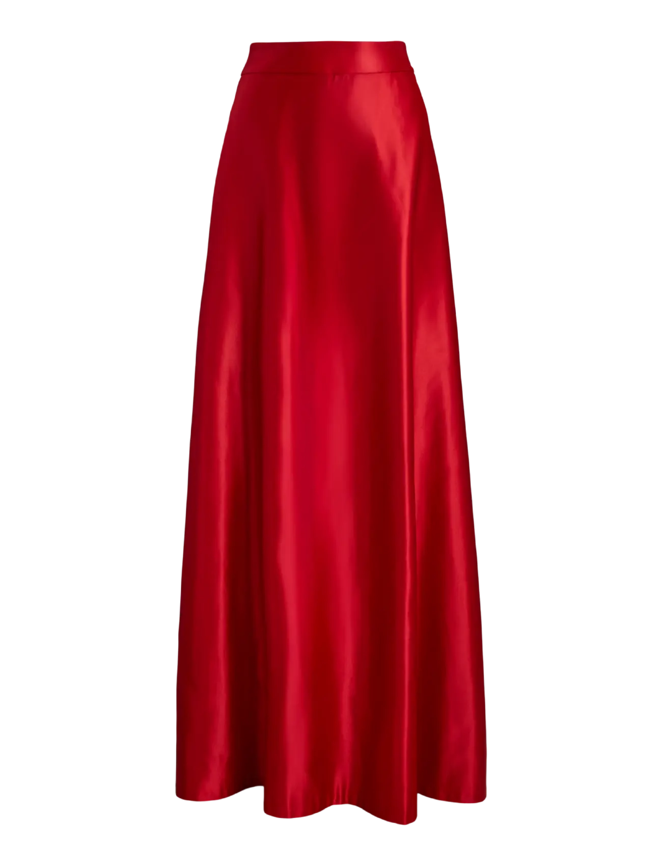 Lauren Ralph Lauren Duchess Satin Maxiskirt - Tøj - RALPH RED / red