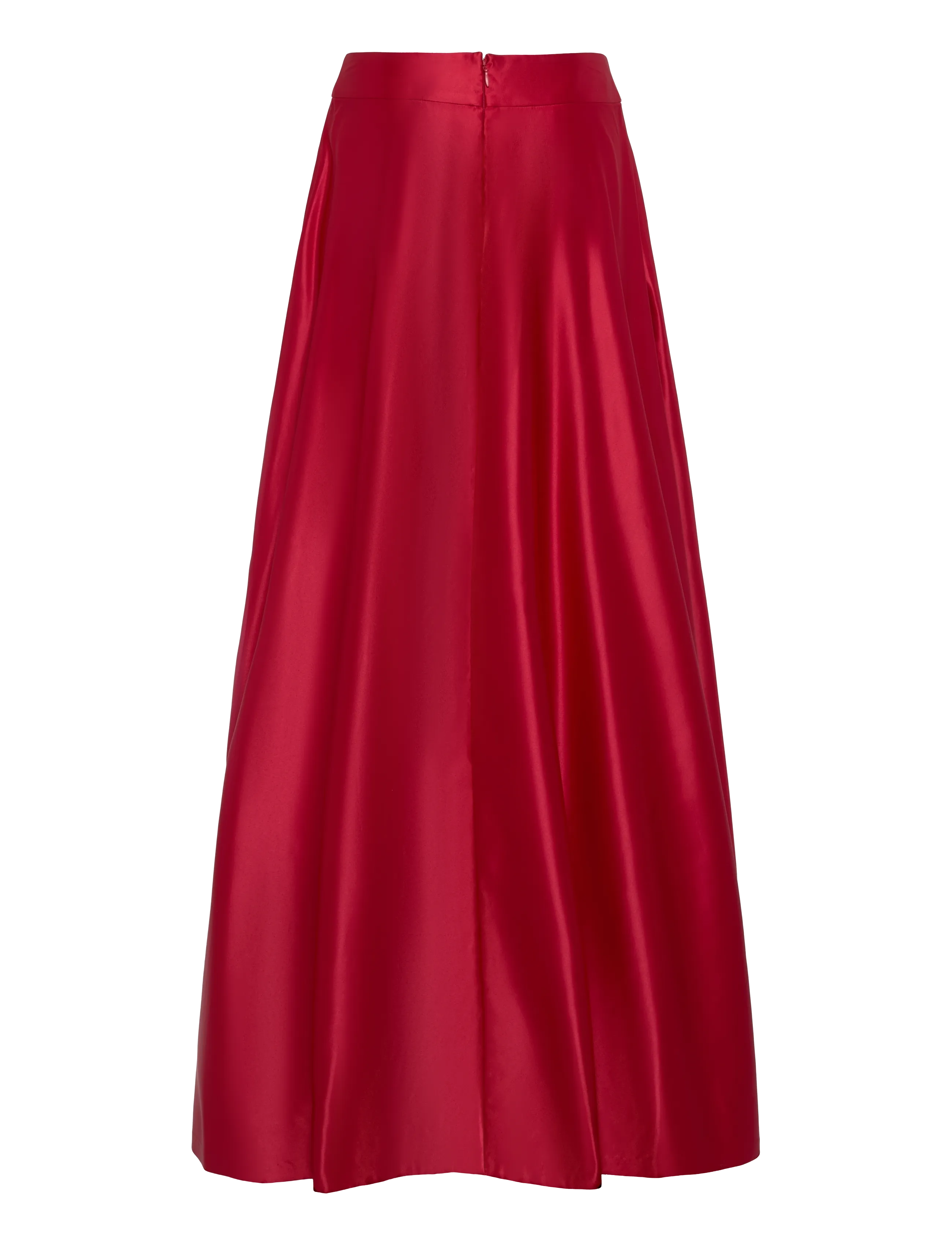 Lauren Ralph Lauren - Duchess Satin Maxiskirt - satin skirts - ralph red - 3