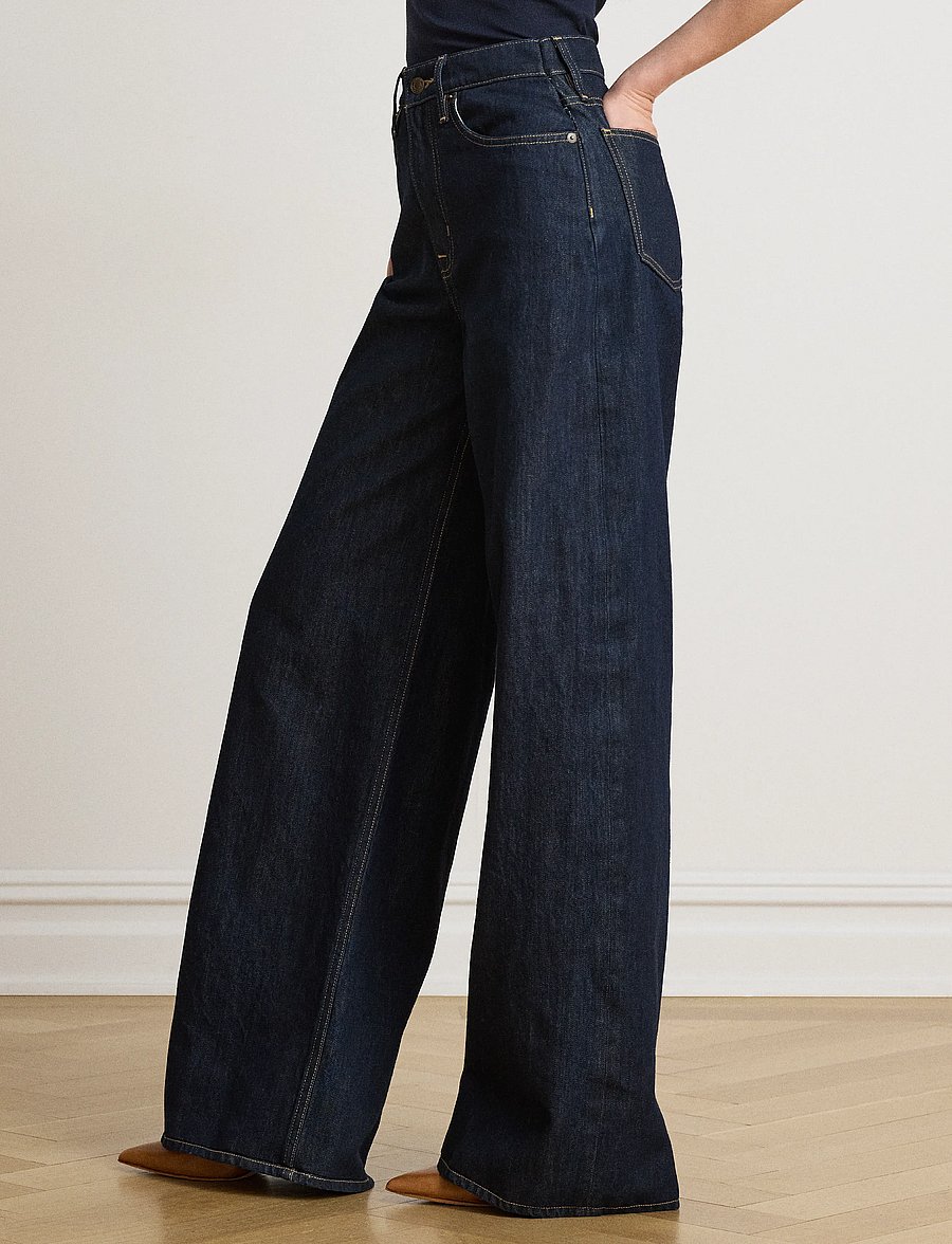 Lauren Ralph Lauren - High-Rise Super Wide-Leg Jean - laia säärega teksad - rinse wash - 4