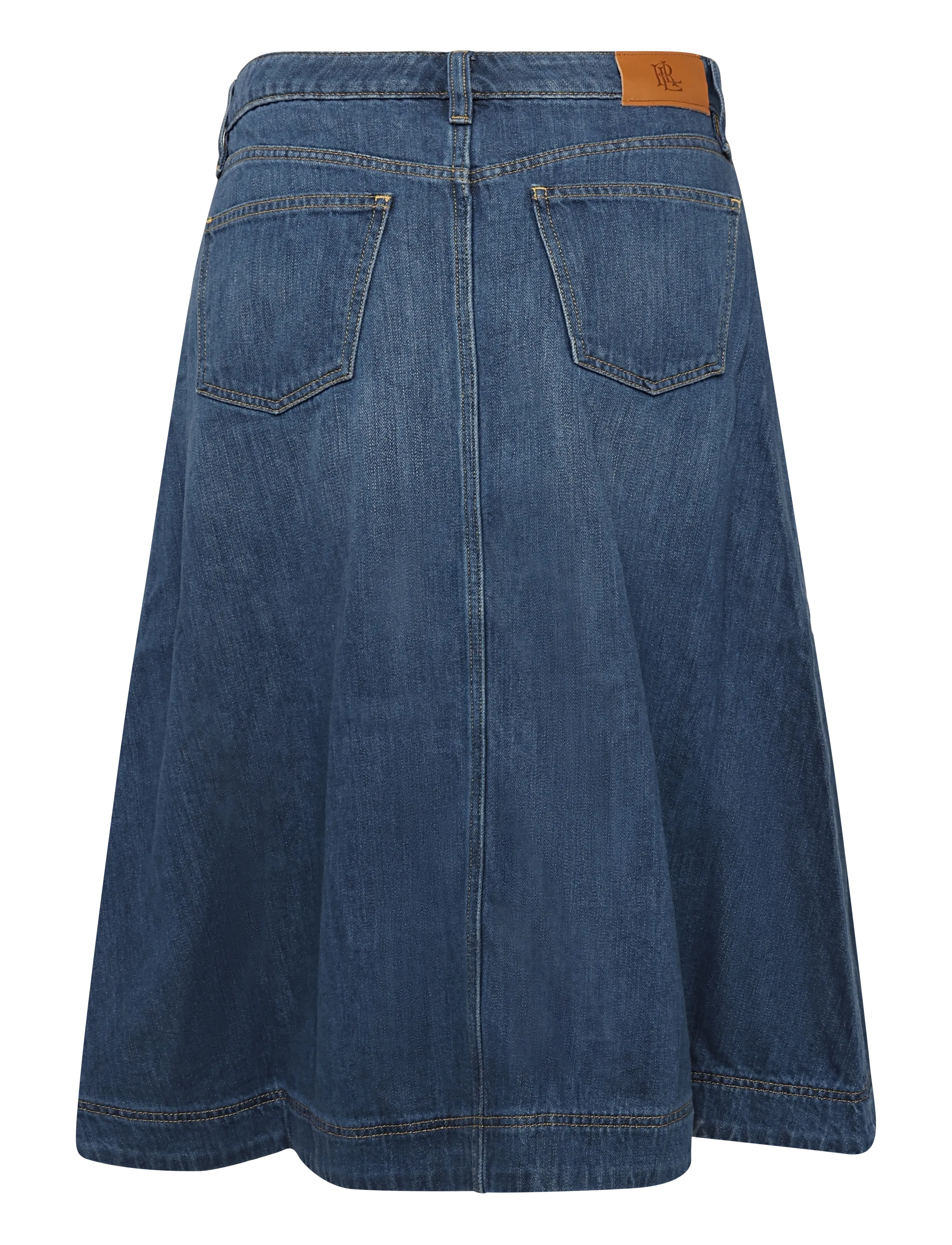 Lauren Ralph Lauren - 3X1 DENIM-WVN-SKIRT - jeanskjolar - marina wash - 2