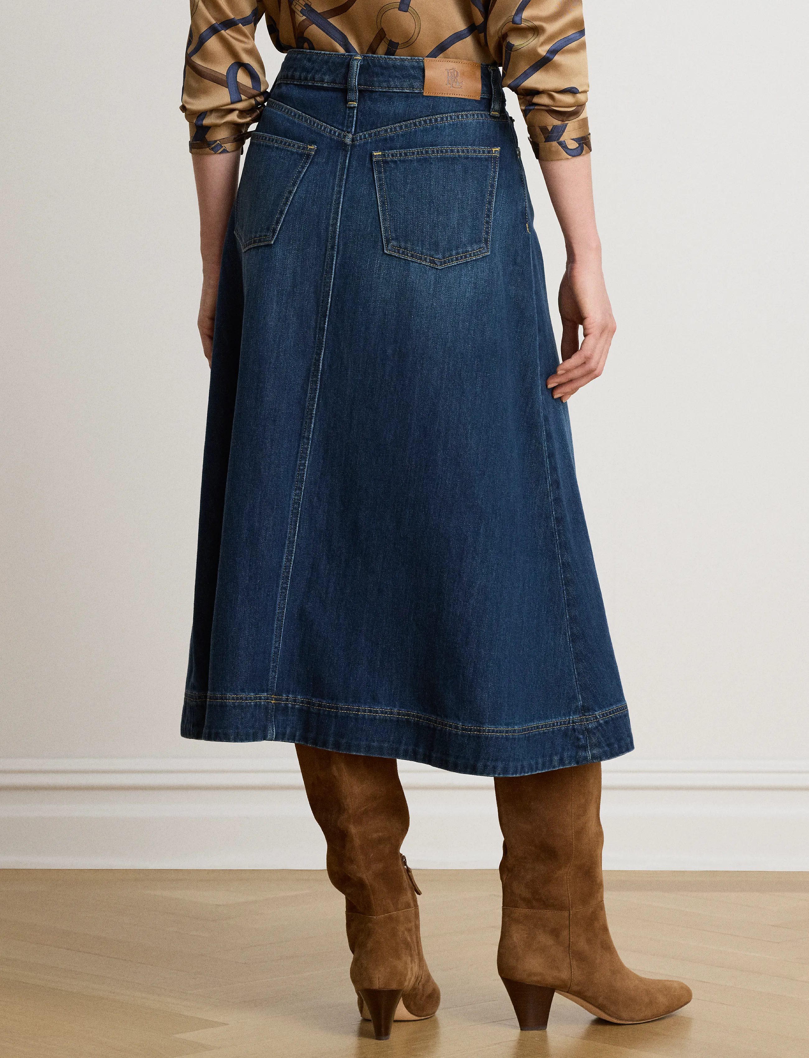 Lauren Ralph Lauren - 3X1 DENIM-WVN-SKIRT - marina wash - 2