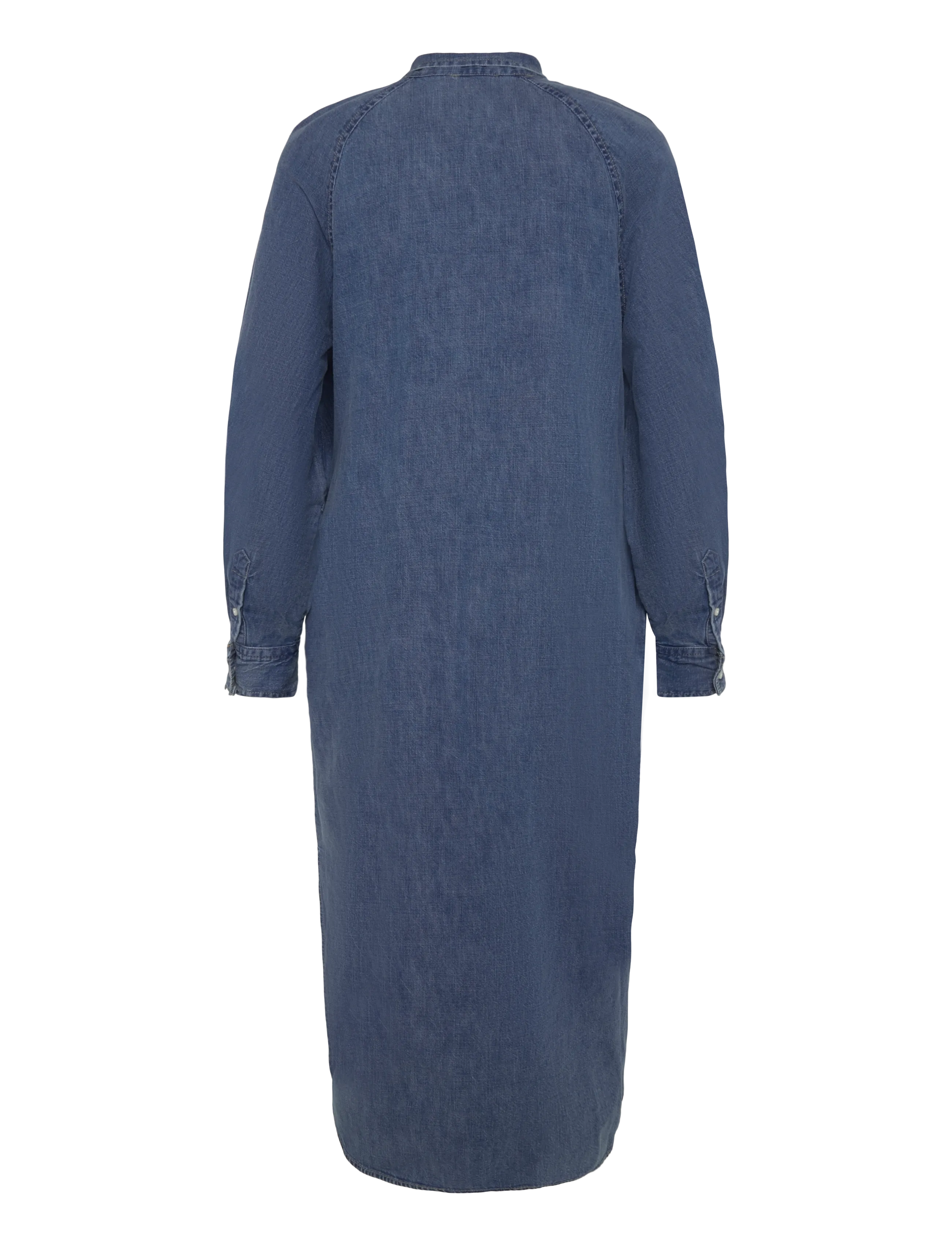 Lauren Ralph Lauren - Denim Tie-Neck Shirtdress - jeanskleider - atlantic blue was - 3