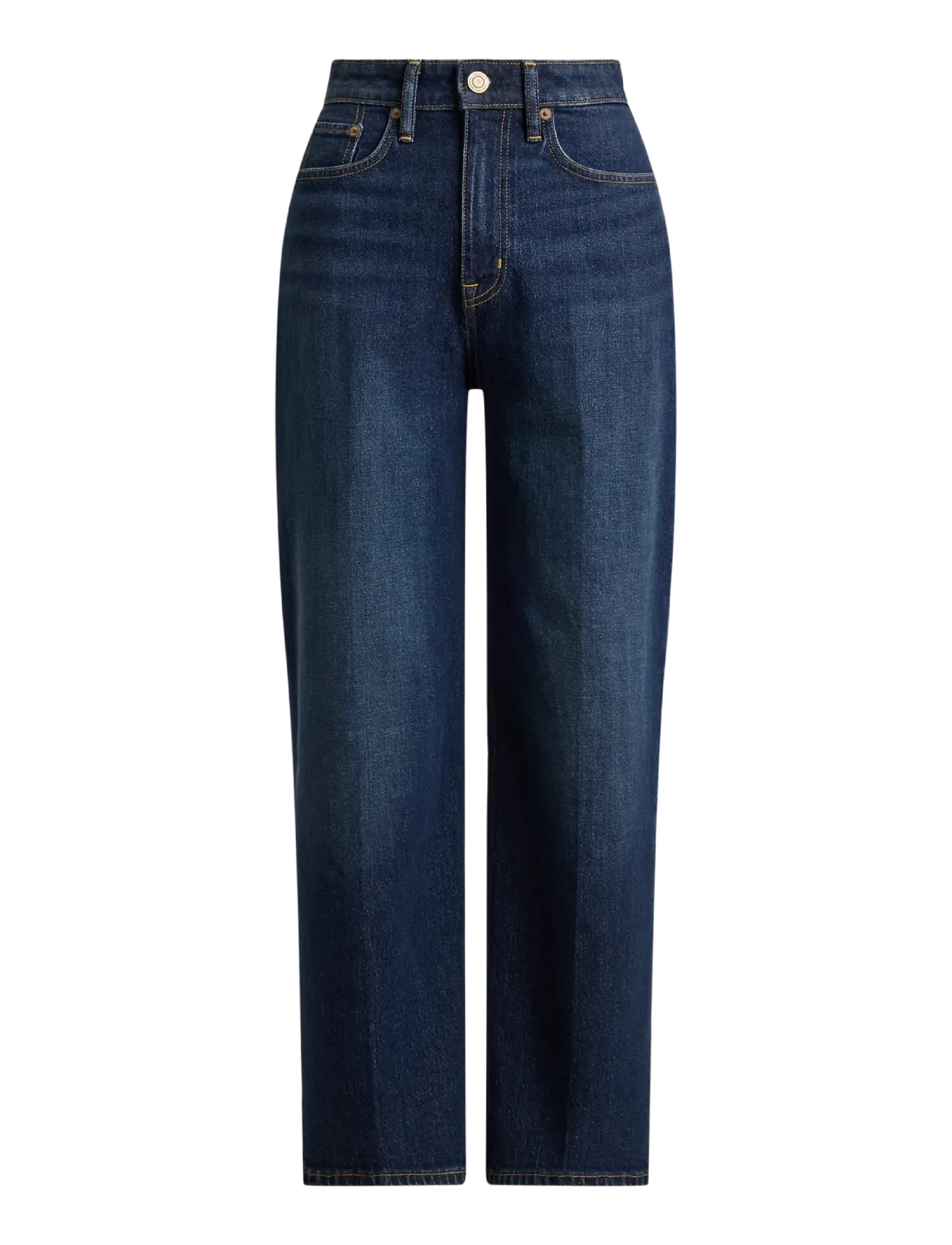 Lauren Ralph Lauren - High-Rise Relaxed Straight Jean - marina wash - 2