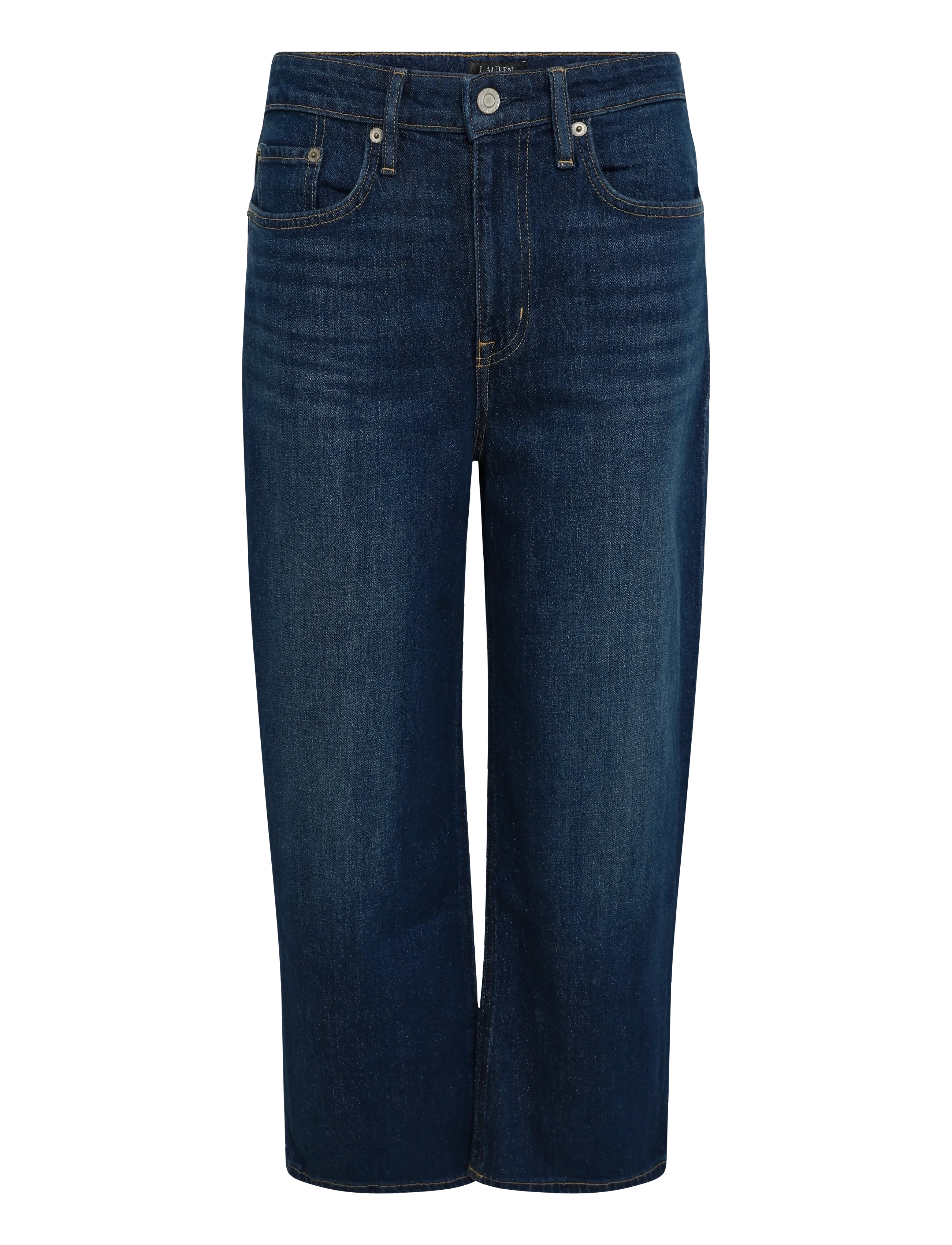 Lauren Ralph Lauren - High-Rise Relaxed Straight Jean - straight jeans - marina wash - 2