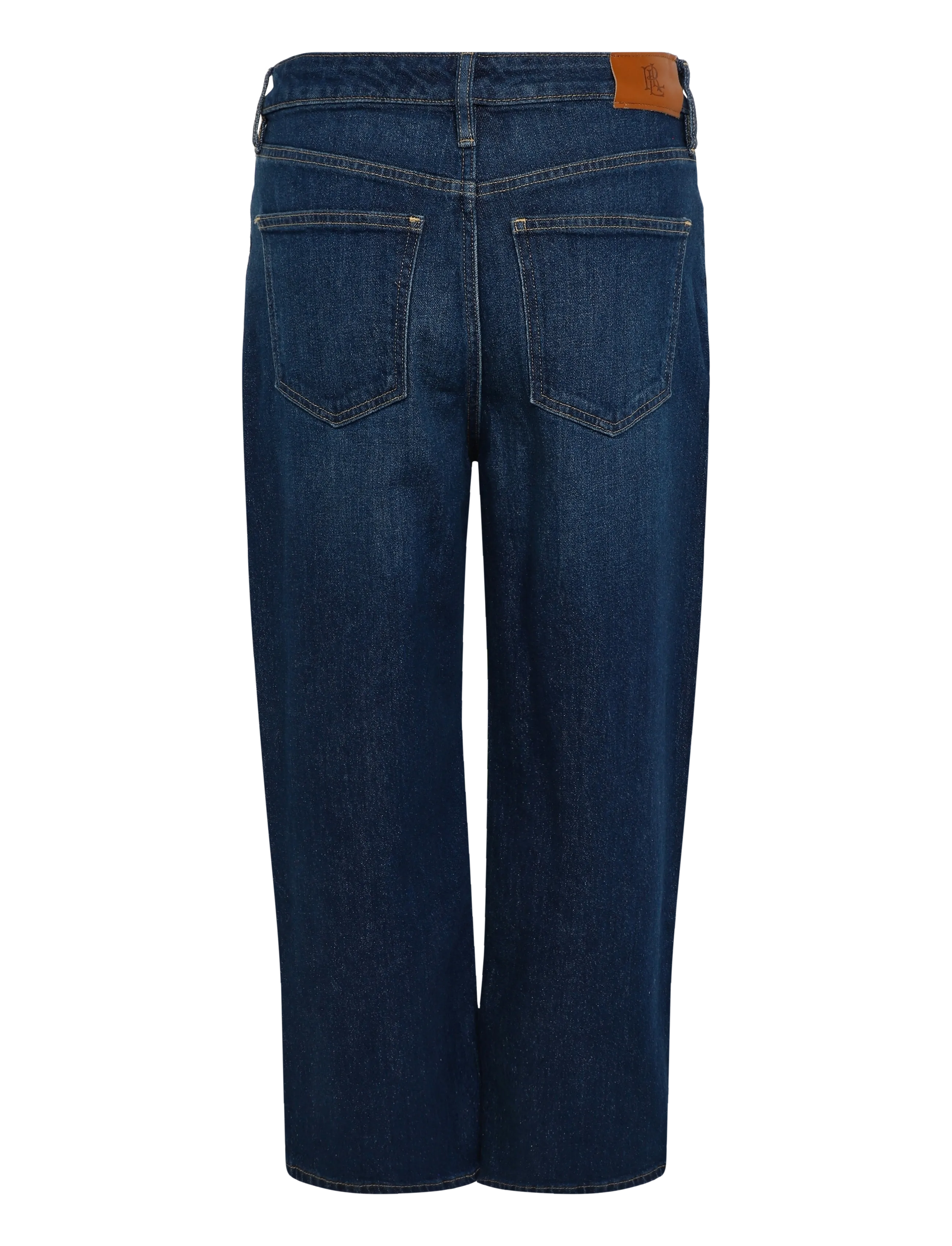 Lauren Ralph Lauren - High-Rise Relaxed Straight Jean - straight jeans - marina wash - 3