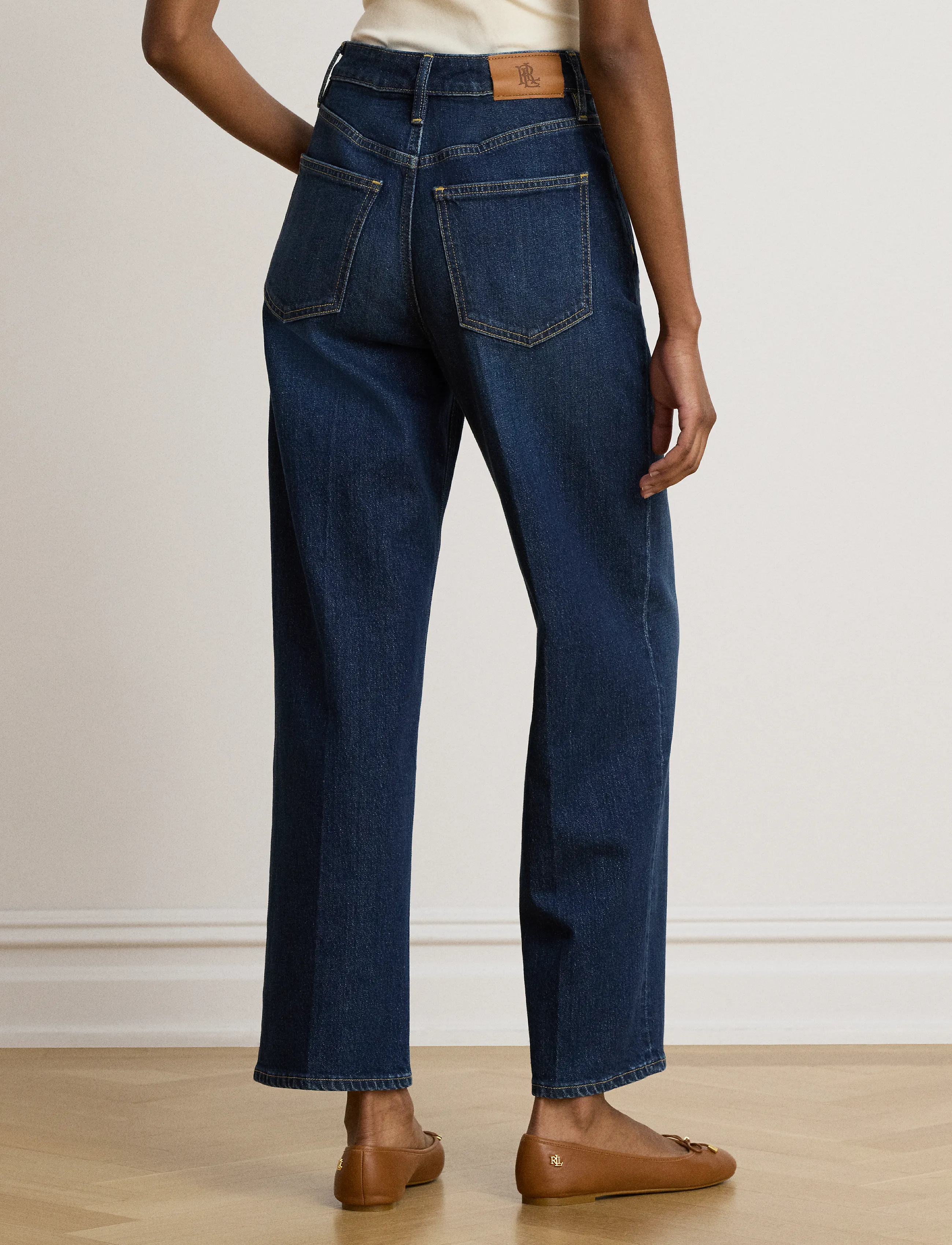 Lauren Ralph Lauren - High-Rise Relaxed Straight Jean - marina wash - 3