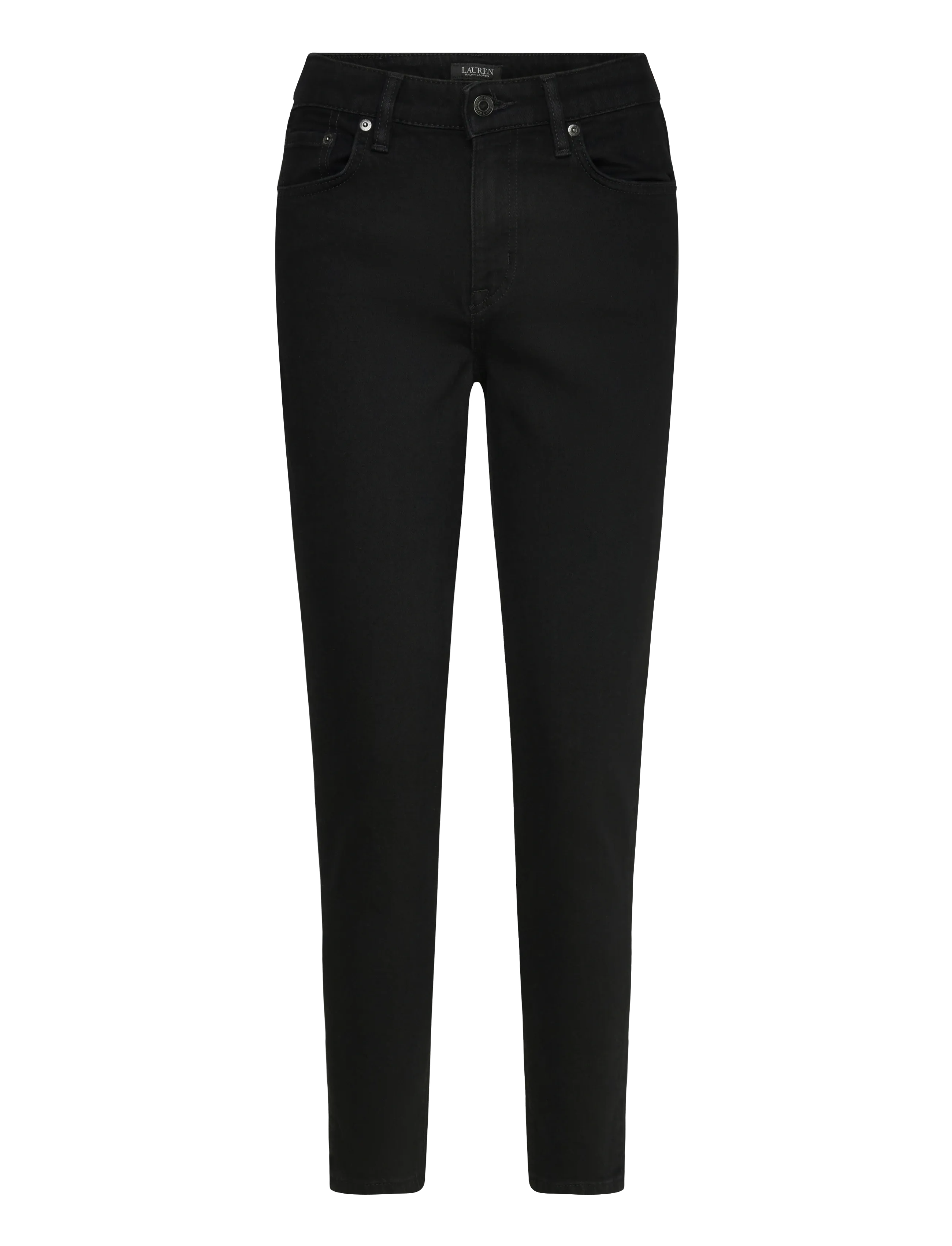 Lauren Ralph High-Rise Skinny Jean, 29, Jeans, Schwarz - Skinny, Frauen