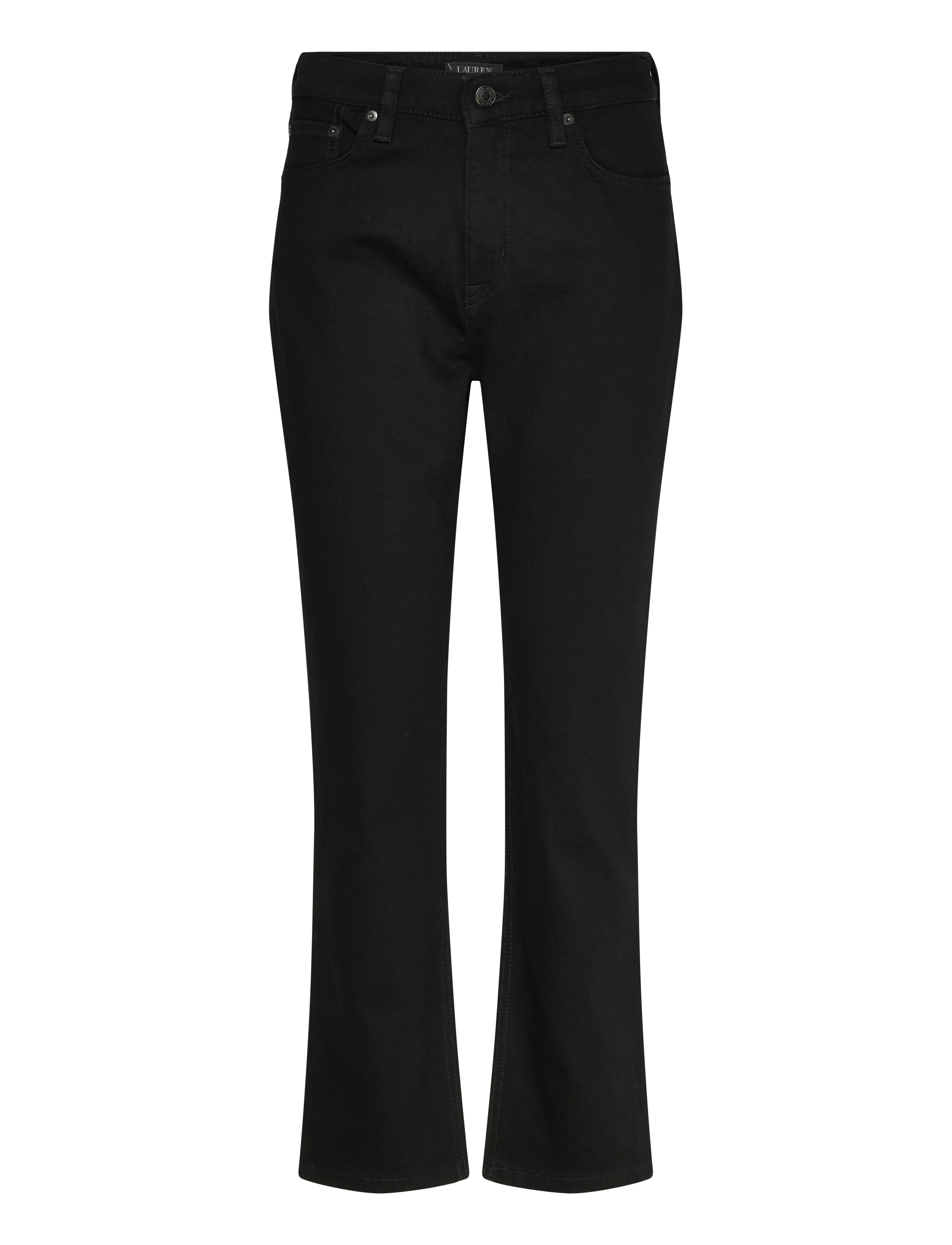 Lauren Ralph Lauren Low Str Denim-Wvn-Pants, 30, Black, Jeans > Lige-Almindelige, Dame