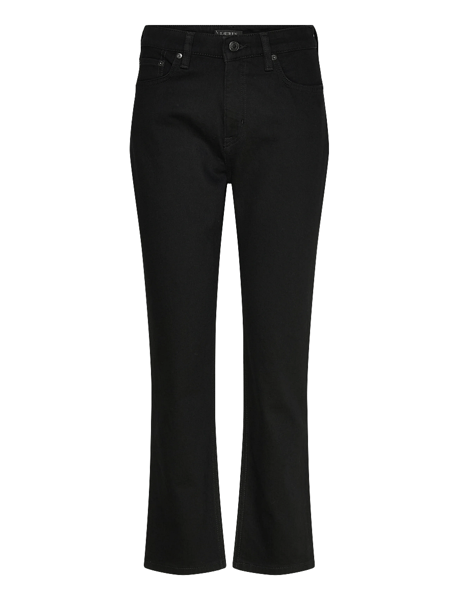 Lauren Ralph Lauren - LOW STR DENIM-WVN-PANTS - raka jeans - black wash - 0