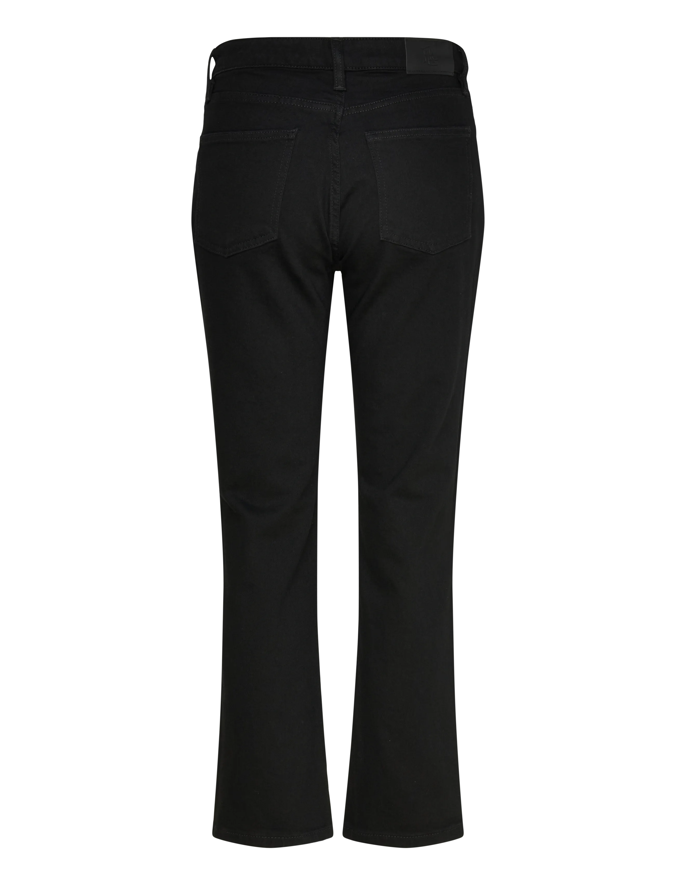 Lauren Ralph Lauren - LOW STR DENIM-WVN-PANTS - straight jeans - black wash - 1
