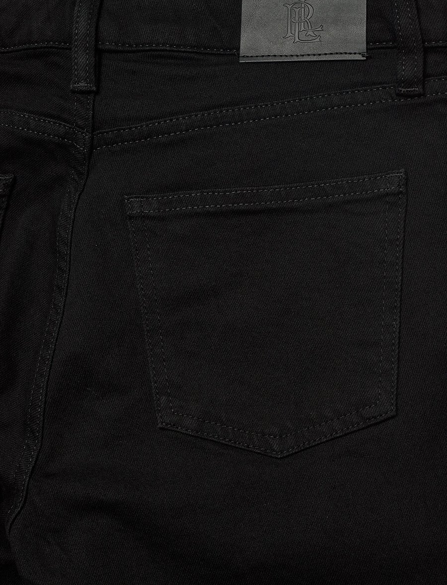 Lauren Ralph Lauren - LOW STR DENIM-WVN-PANTS - raka jeans - black wash - 4