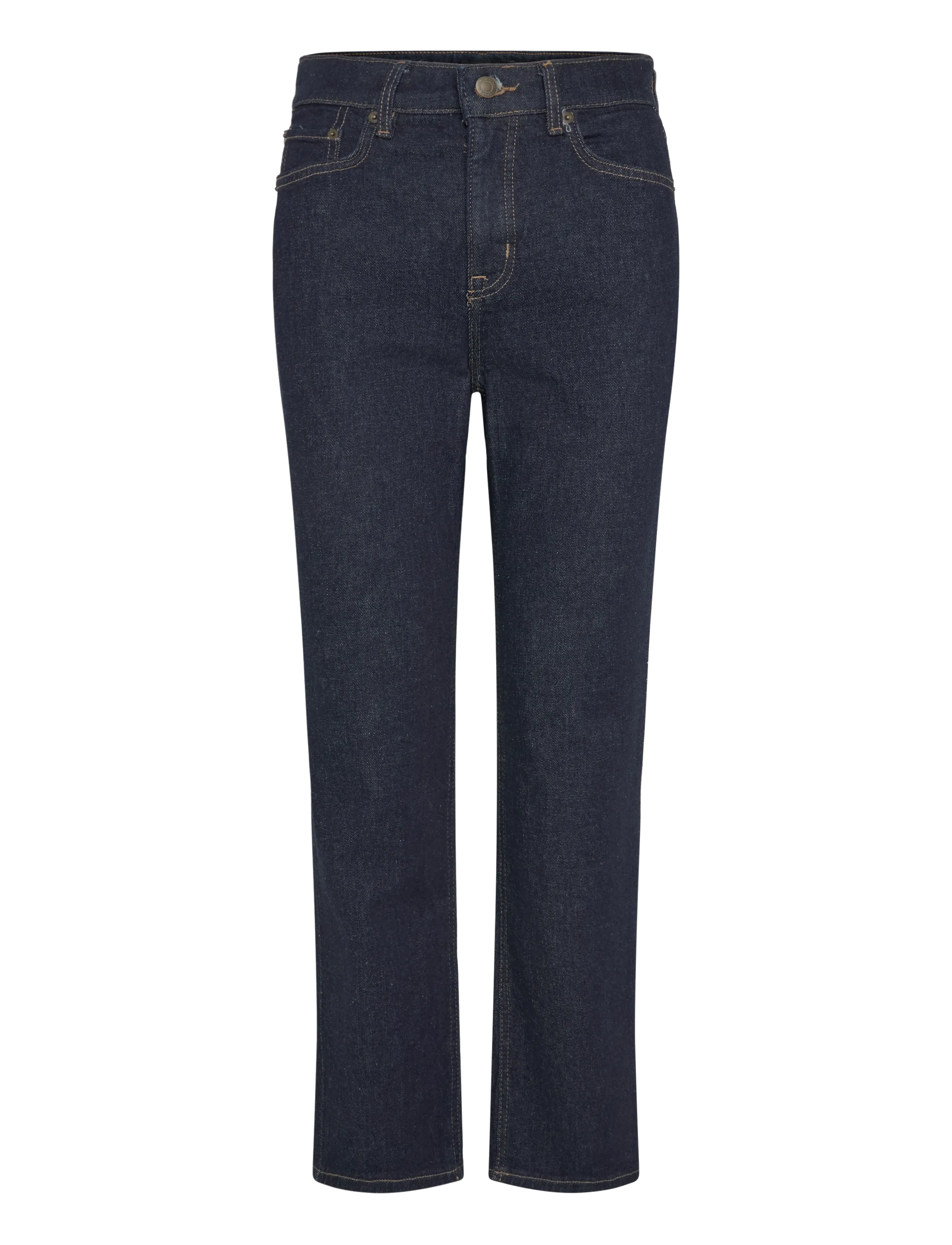 Lauren Ralph Lauren - High-Rise Slim Straight Jean - slim fit jeans - rinse wash - 2