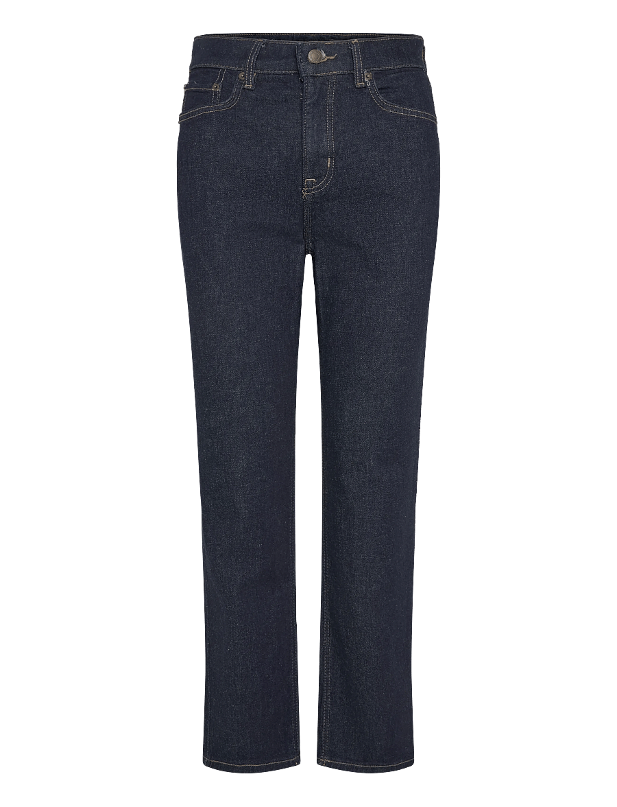 Lauren Ralph Lauren - High-Rise Slim Straight Jean - slim fit jeans - rinse wash - 2