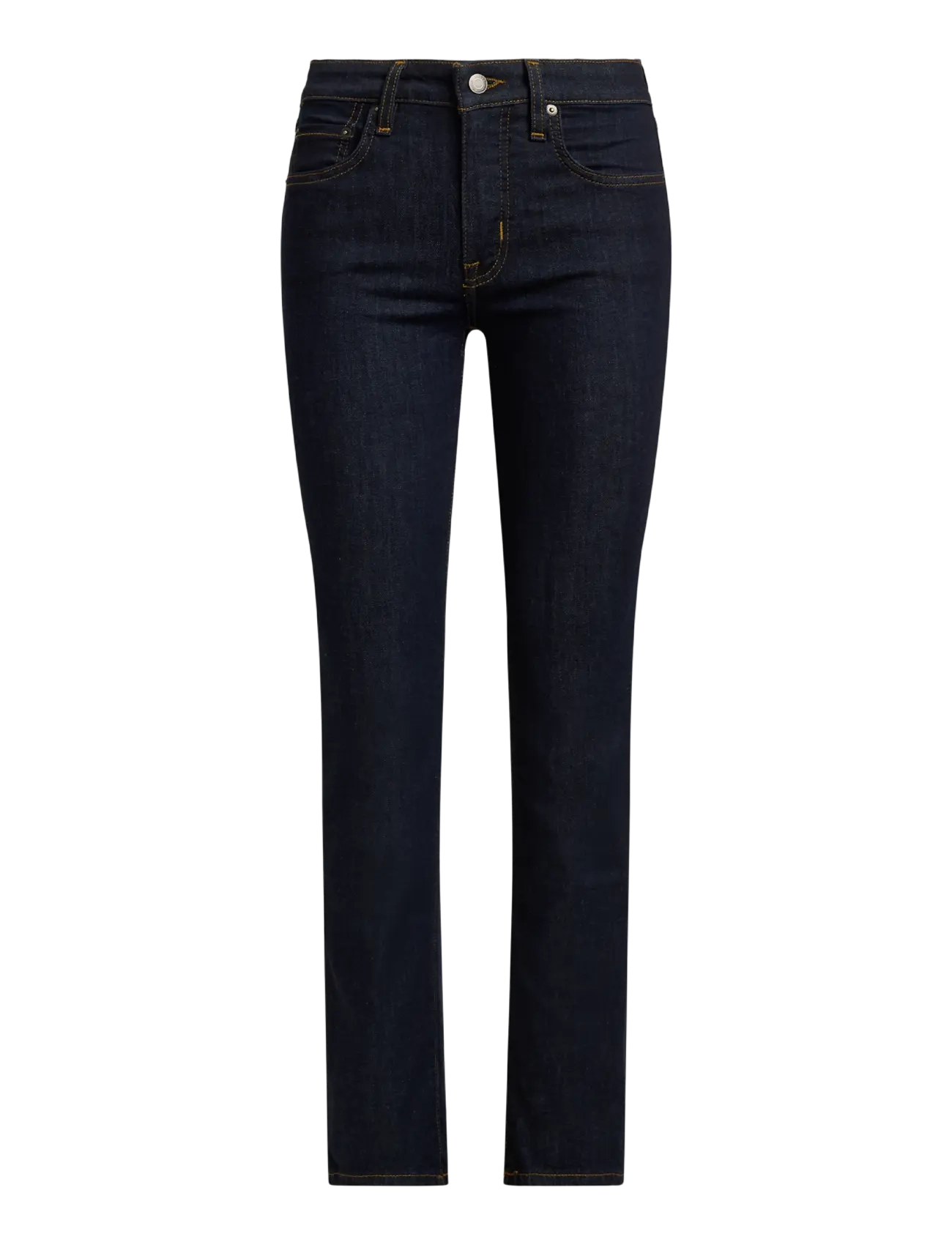 Lauren Ralph Lauren - High-Rise Slim Straight Jean - kitsad teksad - rinse wash - 2