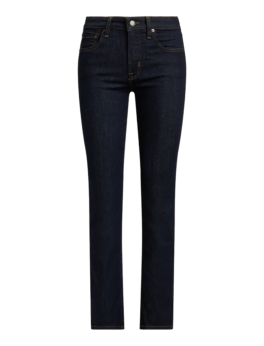 Lauren Ralph Lauren - High-Rise Slim Straight Jean - kitsad teksad - rinse wash - 2
