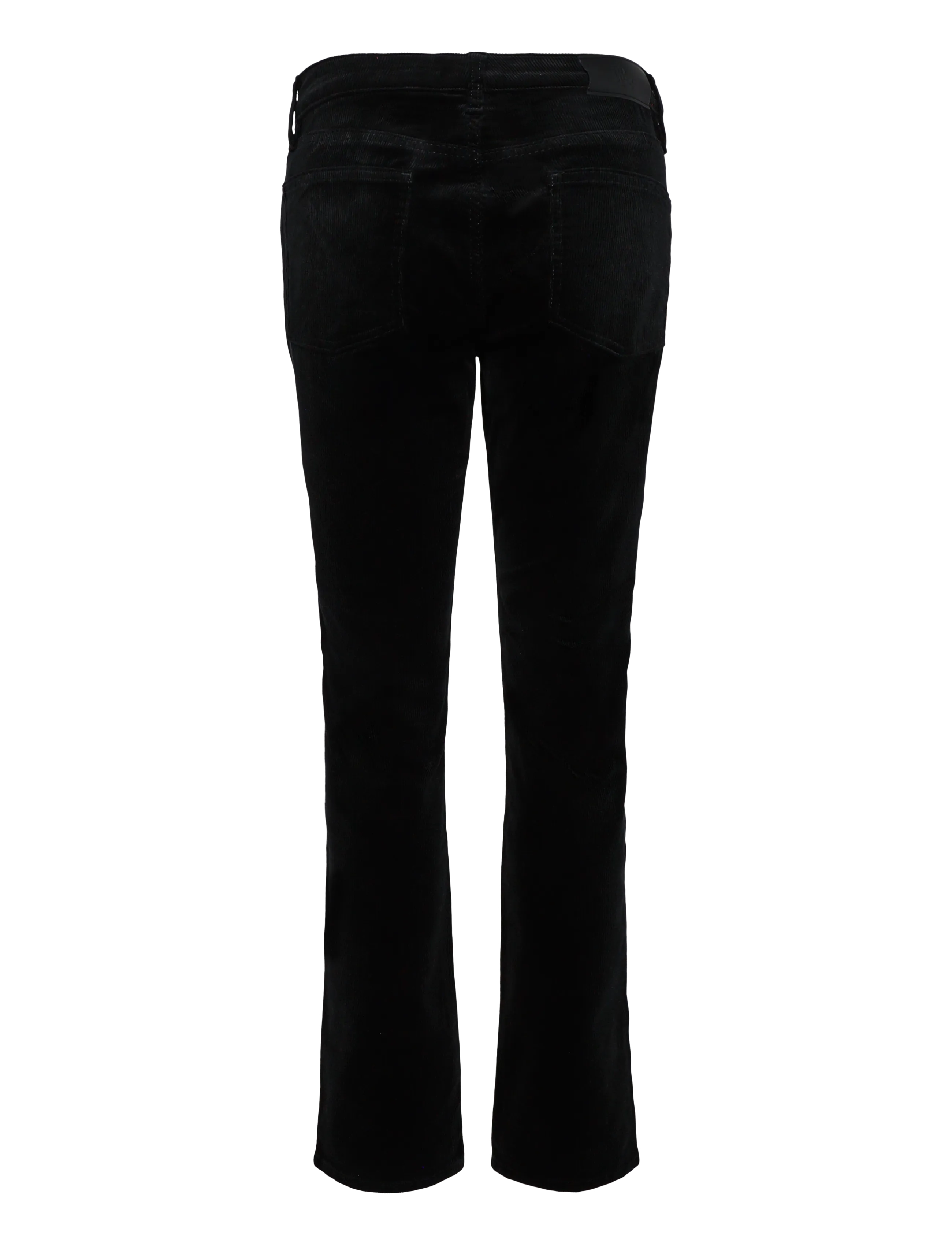 Lauren Ralph Lauren - Mid-Rise Corduroy Slim Straight Pant - slim-fit hosen - black - 2
