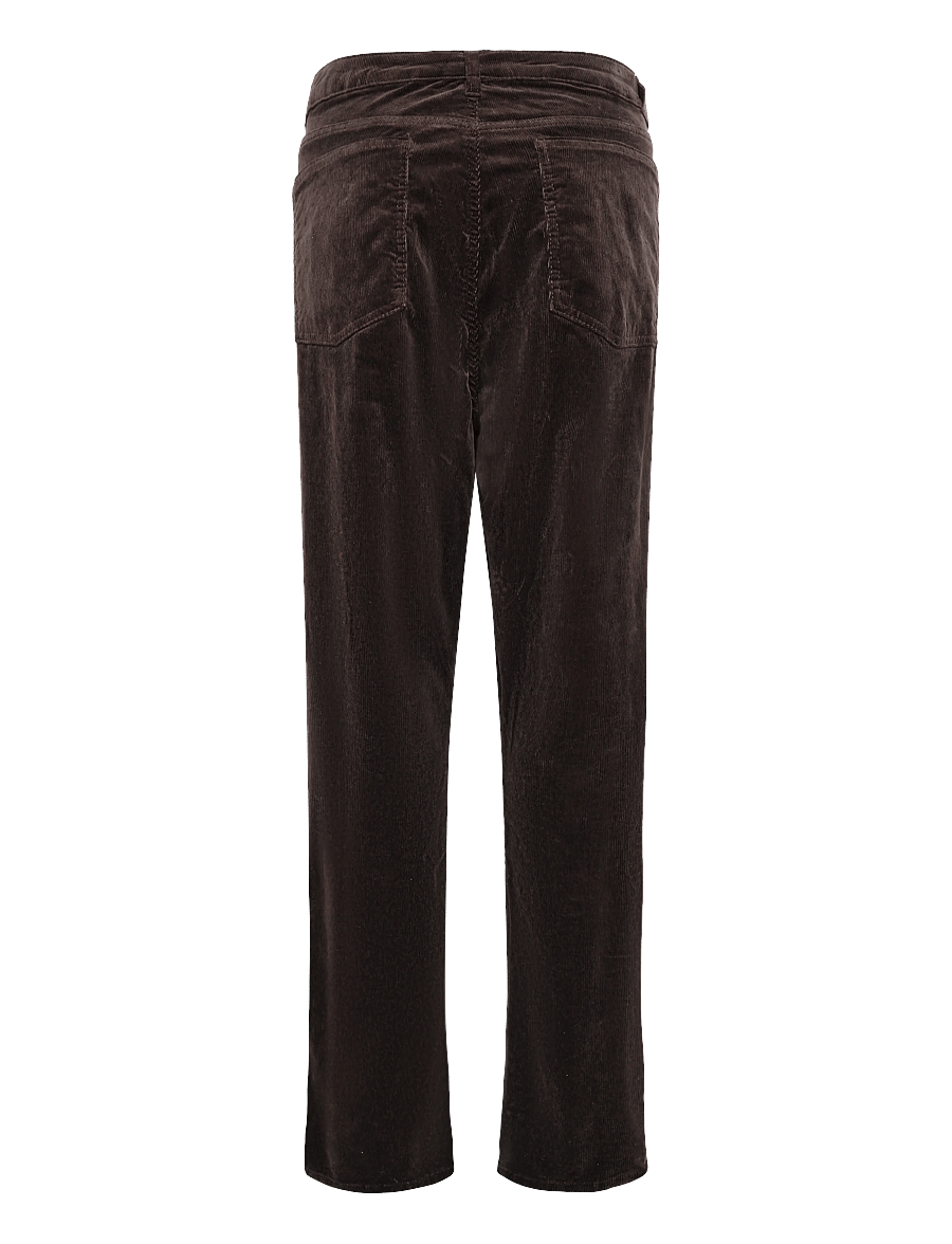 Lauren Ralph Lauren - Mid-Rise Corduroy Slim Straight Pant - slim-fit hosen - circuit brown - 3