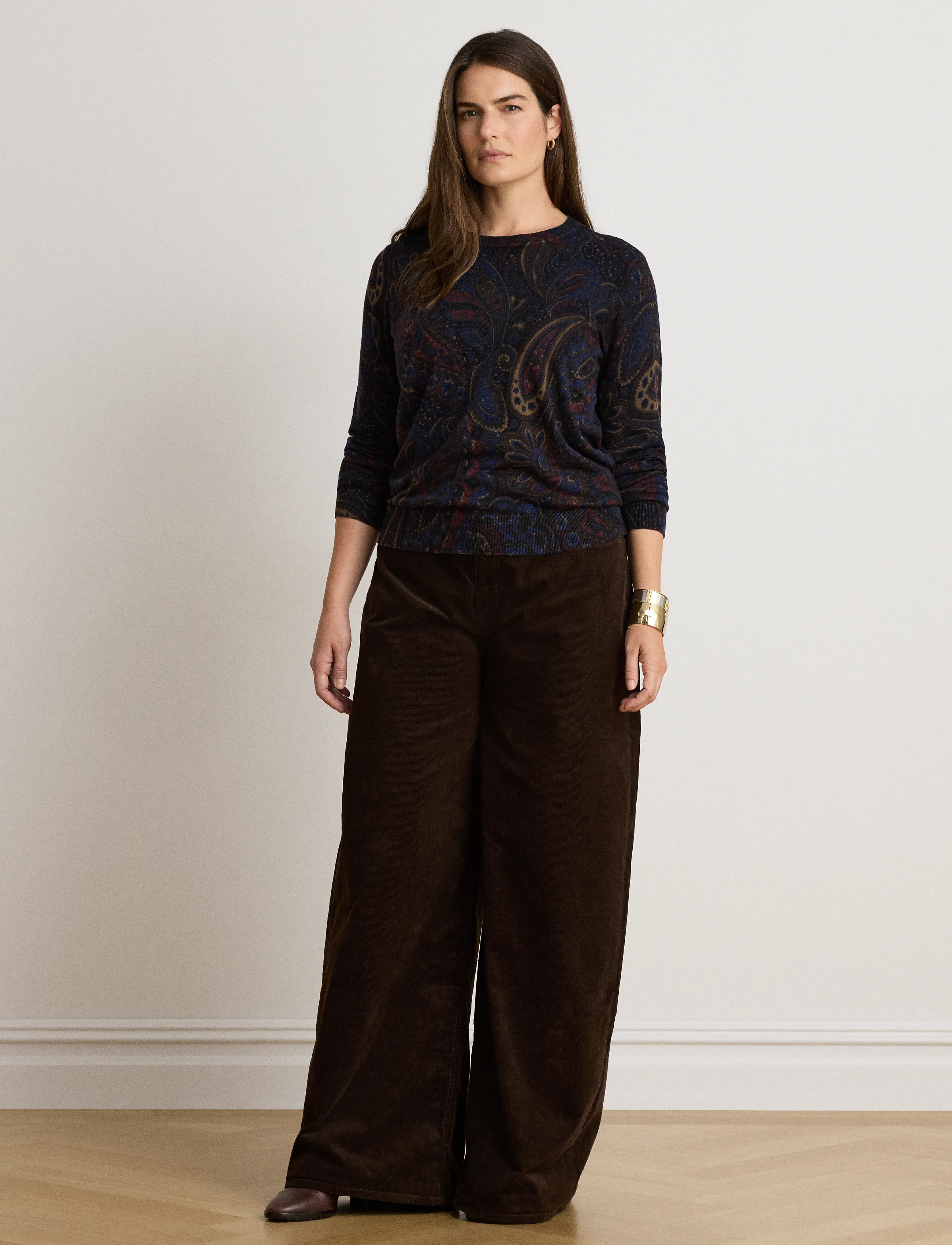 Lauren Ralph Lauren Paisley Cotton-Modal Sweater stickade tröjor dam – bild 7