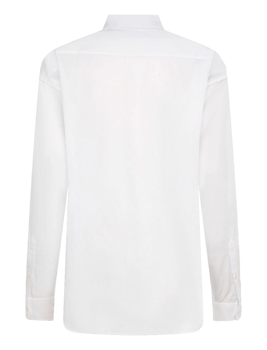 Lauren Ralph Lauren - Relaxed Fit Rhinestone-Bullion Shirt - langärmlige hemden - white - 2