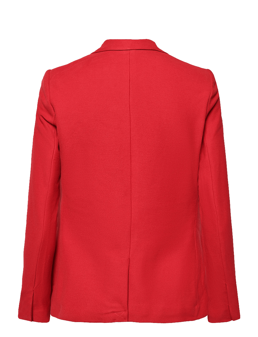 Lauren Ralph Lauren - Bullion Stretch-Cotton Piqué Blazer - Üherealised pintsakud - ralph red - 2