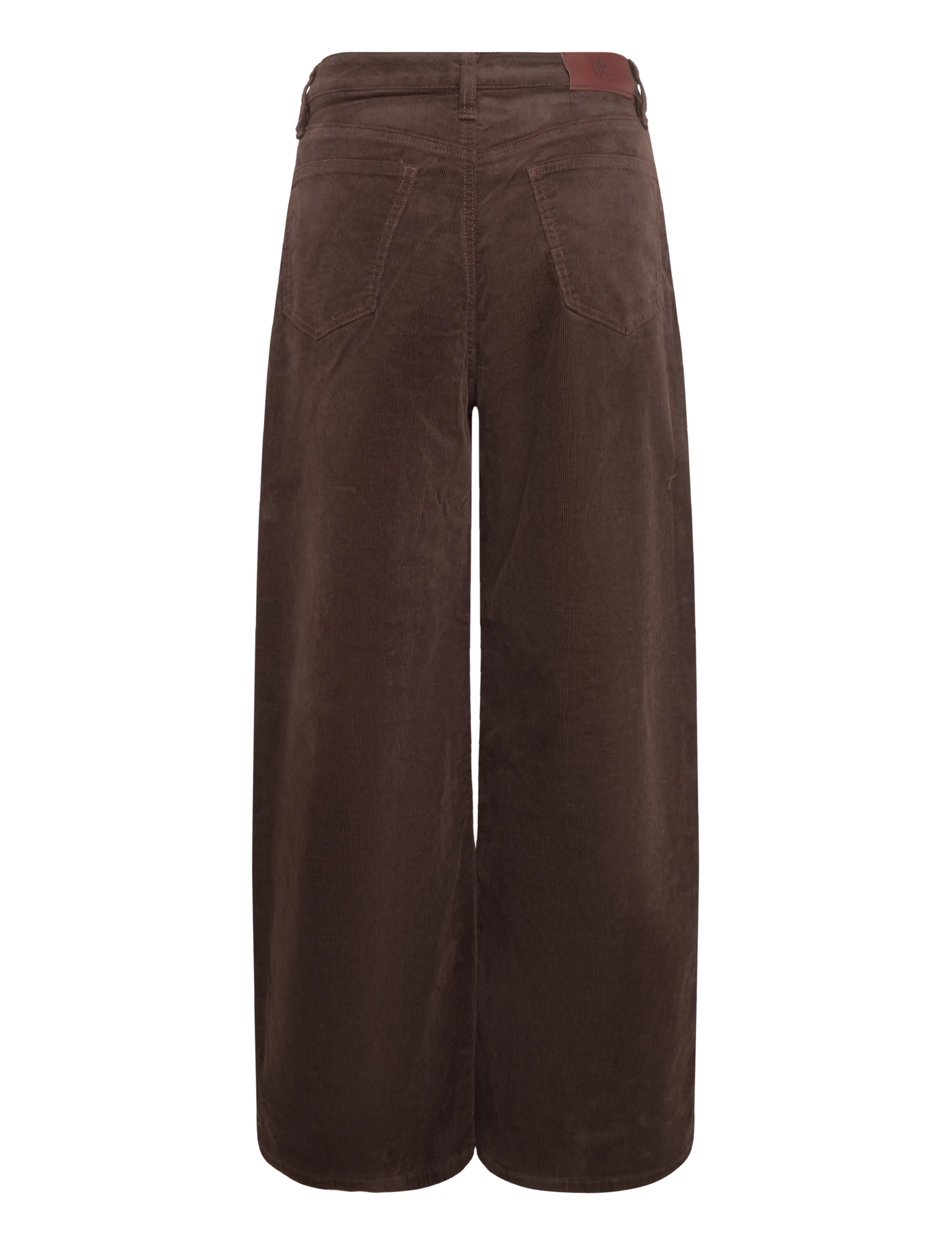 Lauren Ralph Lauren - Corduroy High-Rise Super Wide-Leg Pant - bukser med brede ben - circuit brown - 3