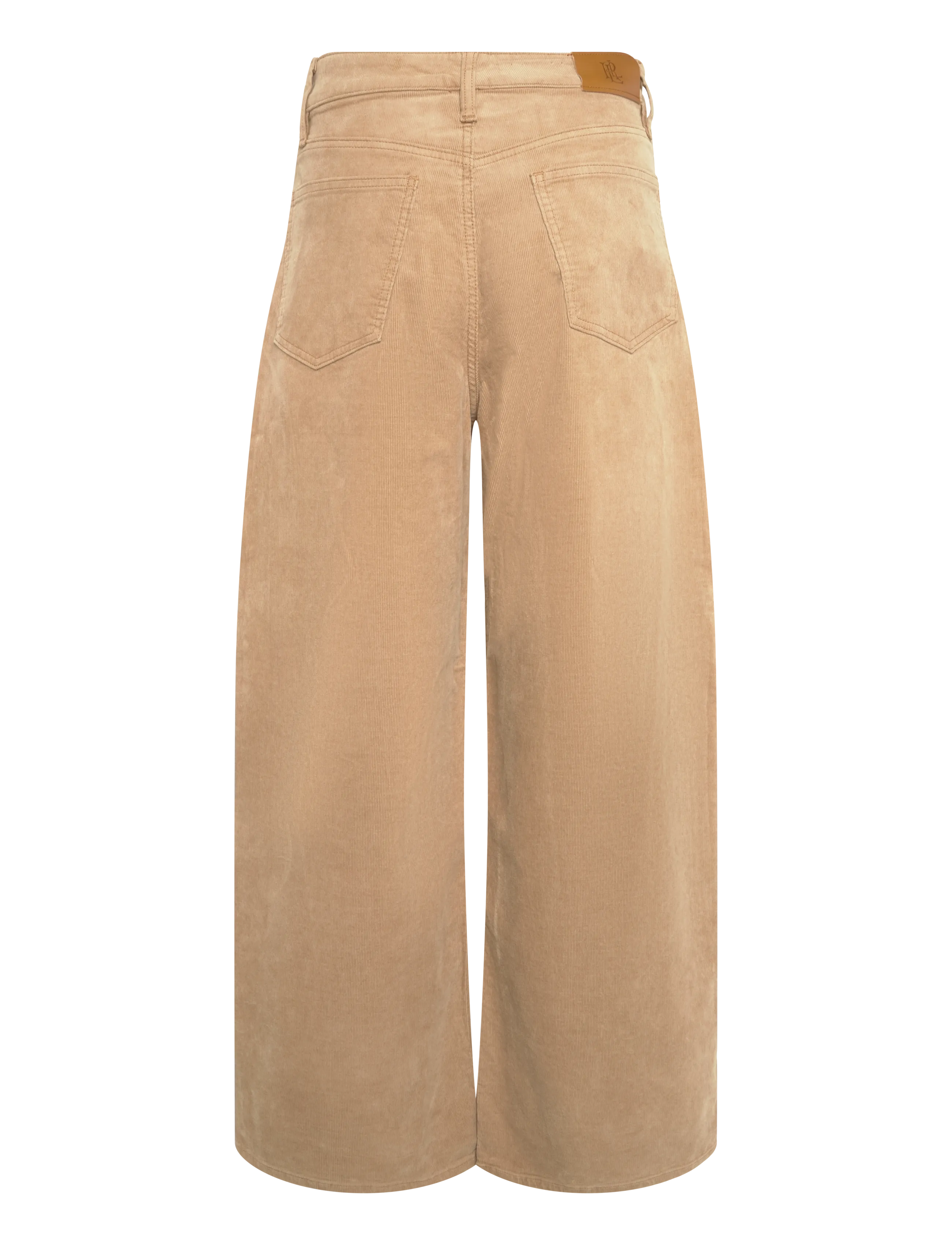 Lauren Ralph Lauren - Corduroy High-Rise Super Wide-Leg Pant - wide leg trousers - lauren camel - 3