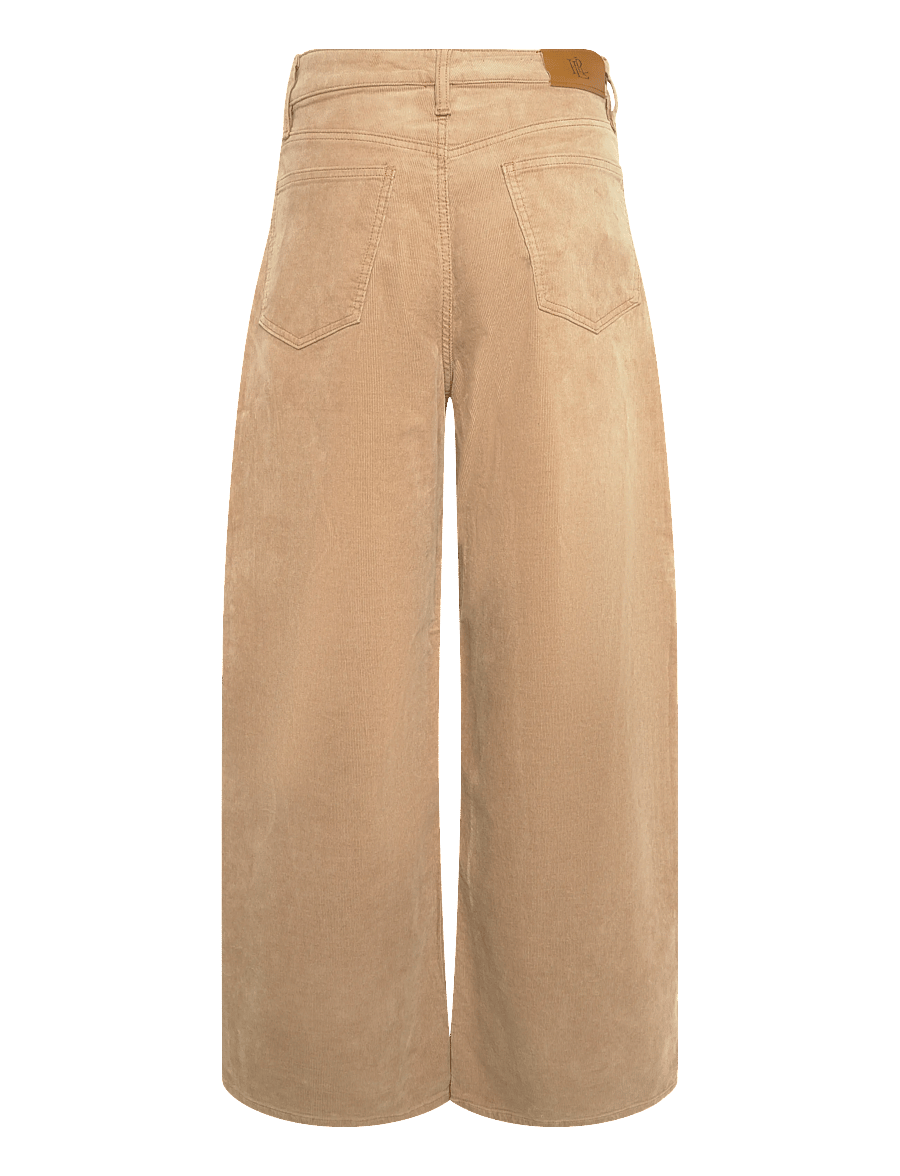 Lauren Ralph Lauren - Corduroy High-Rise Super Wide-Leg Pant - hosen mit weitem bein - lauren camel - 3