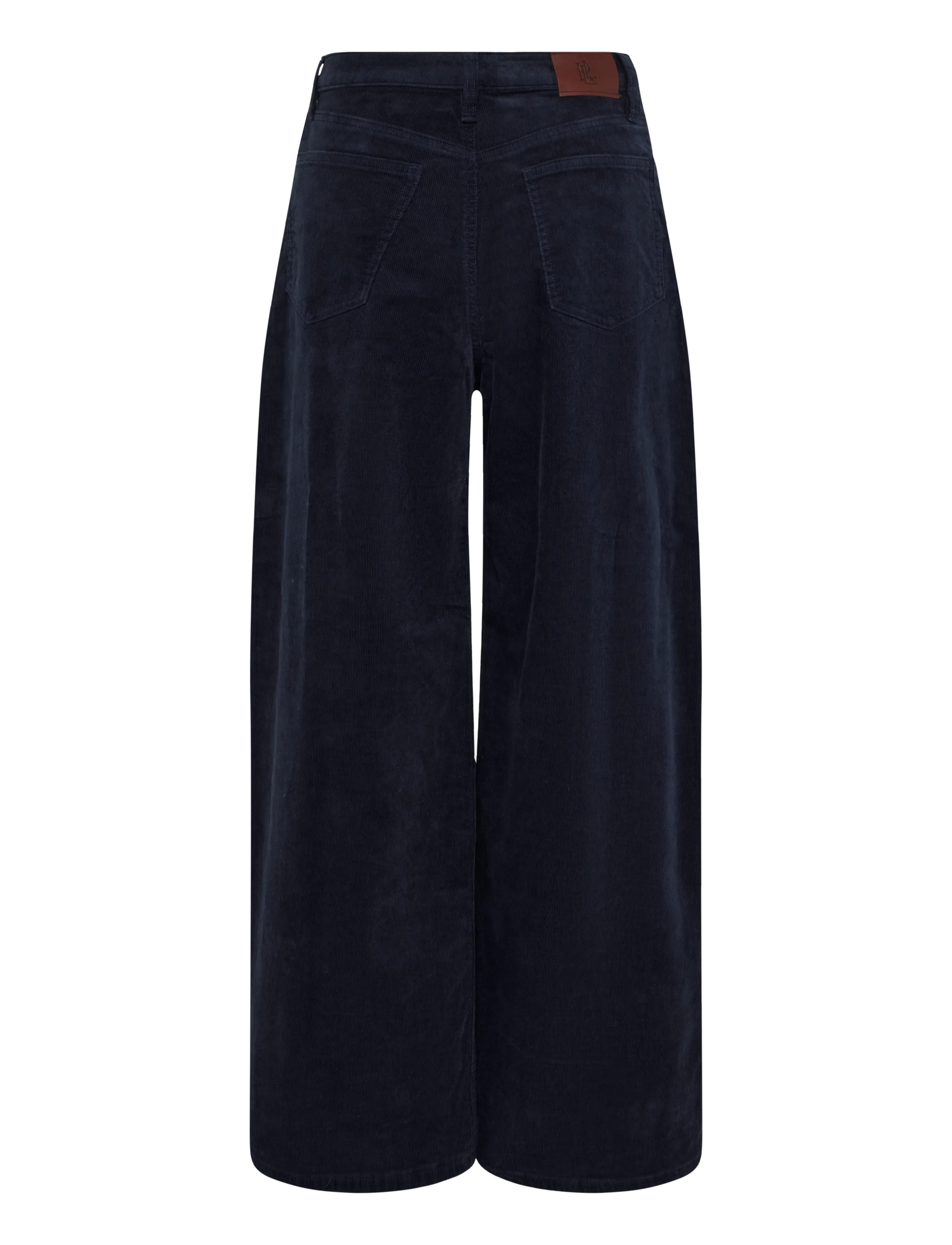 Lauren Ralph Lauren - Corduroy High-Rise Super Wide-Leg Pant - vida byxor - lauren navy - 2