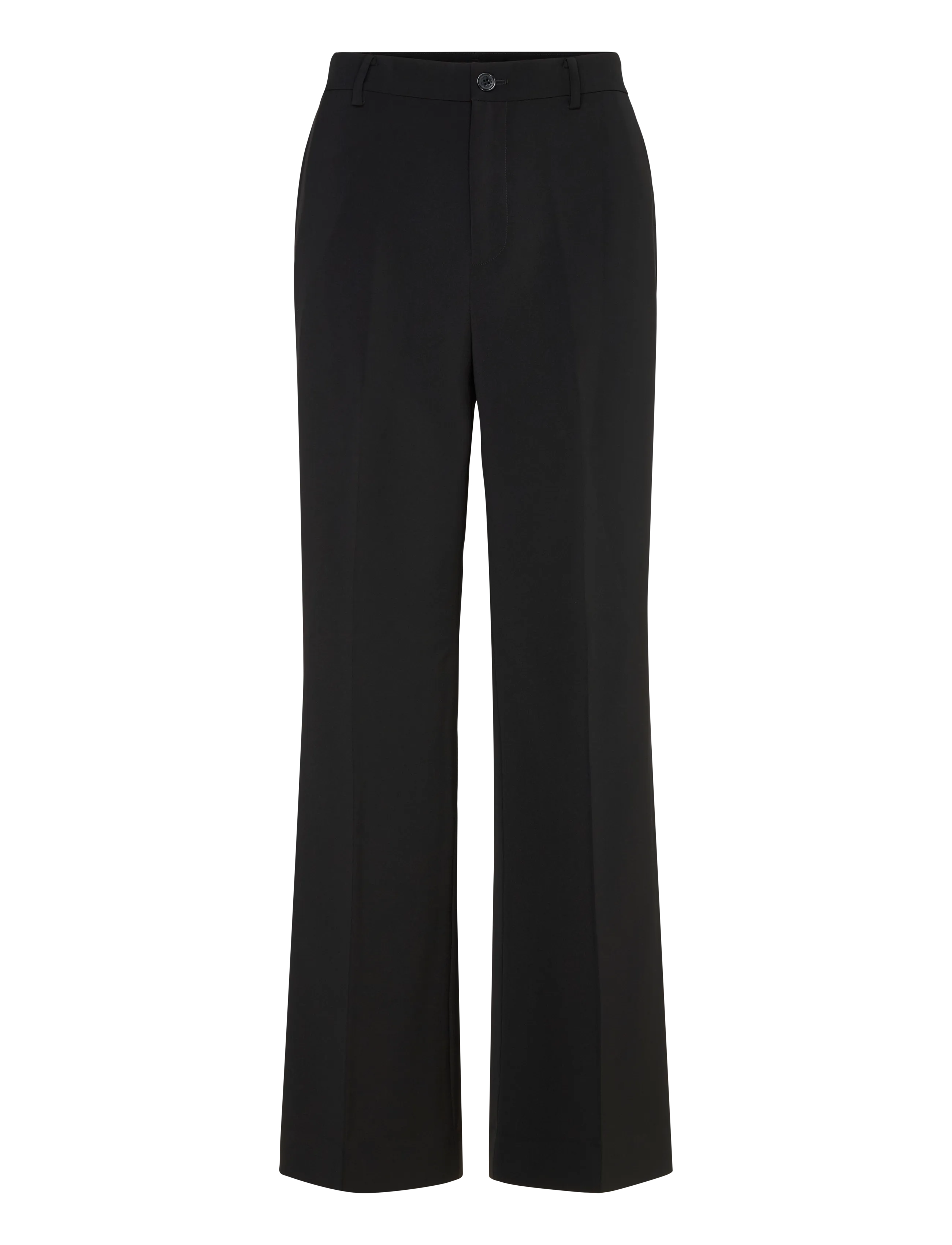Lauren Ralph Lauren Stretch Crepe Straight Pant - Lauren Ralph Lauren - BLACK / black
