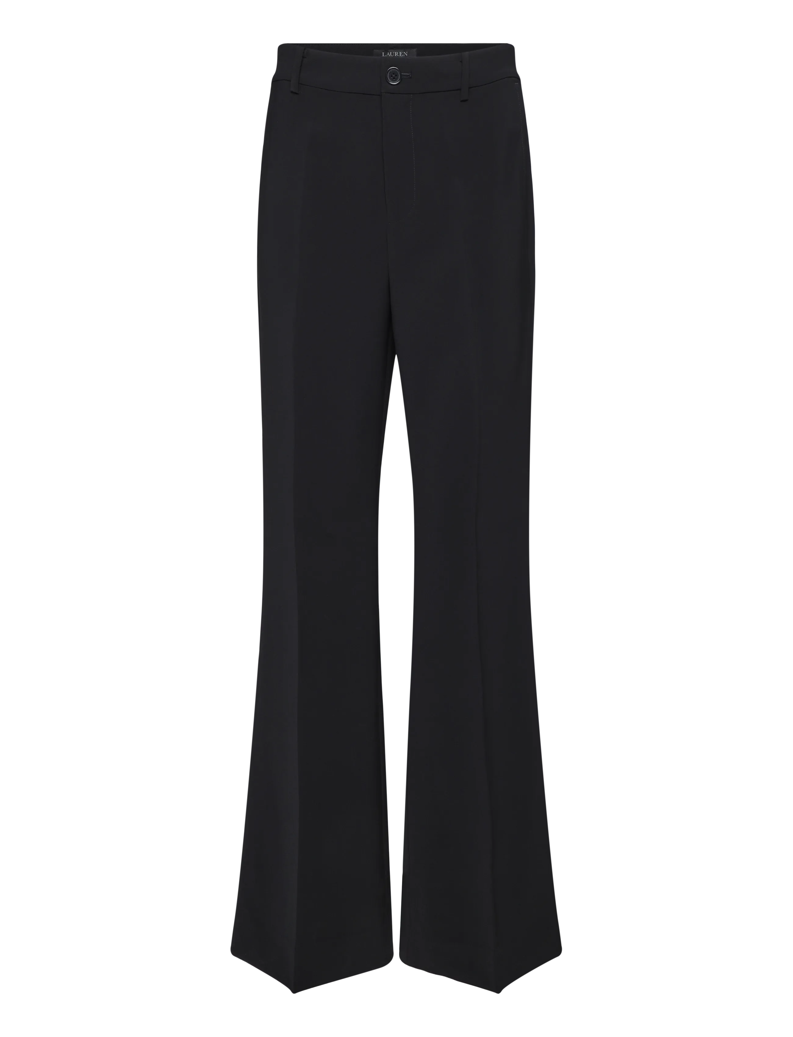 Lauren Ralph Lauren Stretch Crepe Straight Pant - Autumn/Winter 2026 - BLACK / black