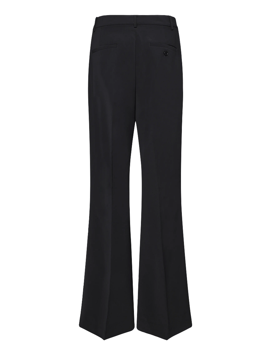Lauren Ralph Lauren - Stretch Crepe Straight Pant - hose mit geradem bein - black - 1